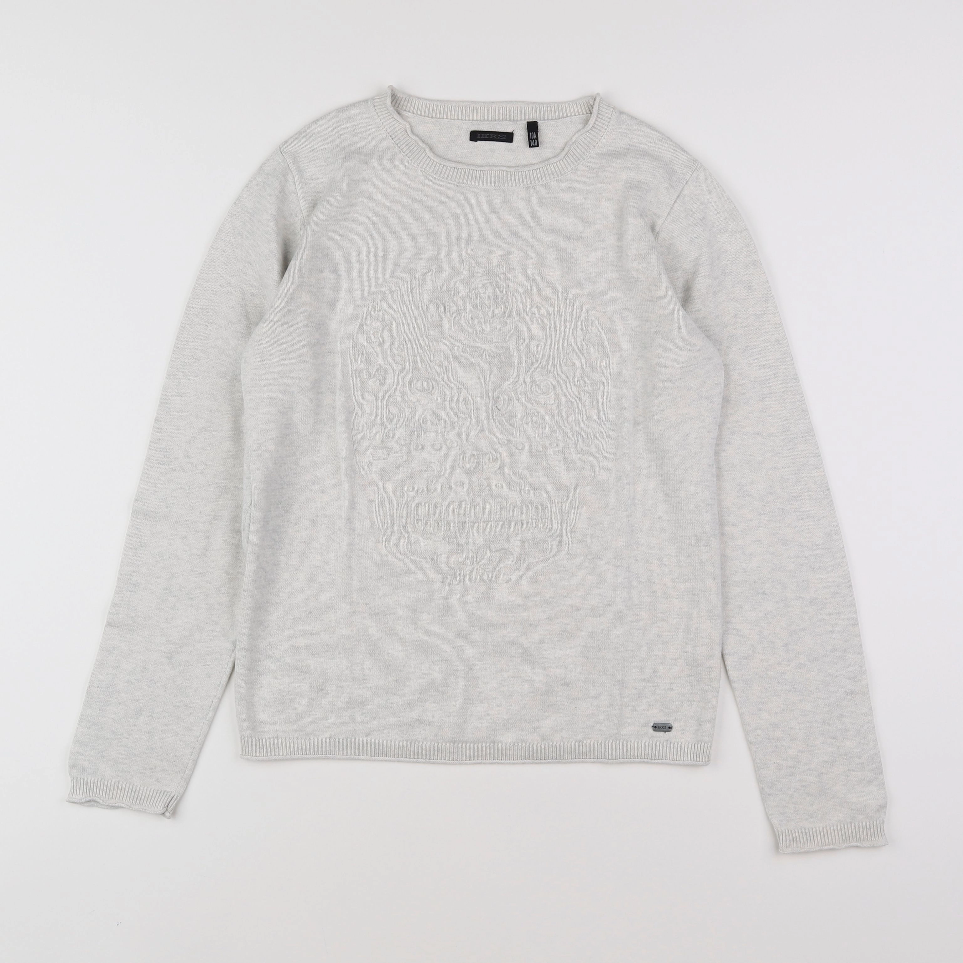 IKKS - pull gris - 10 ans