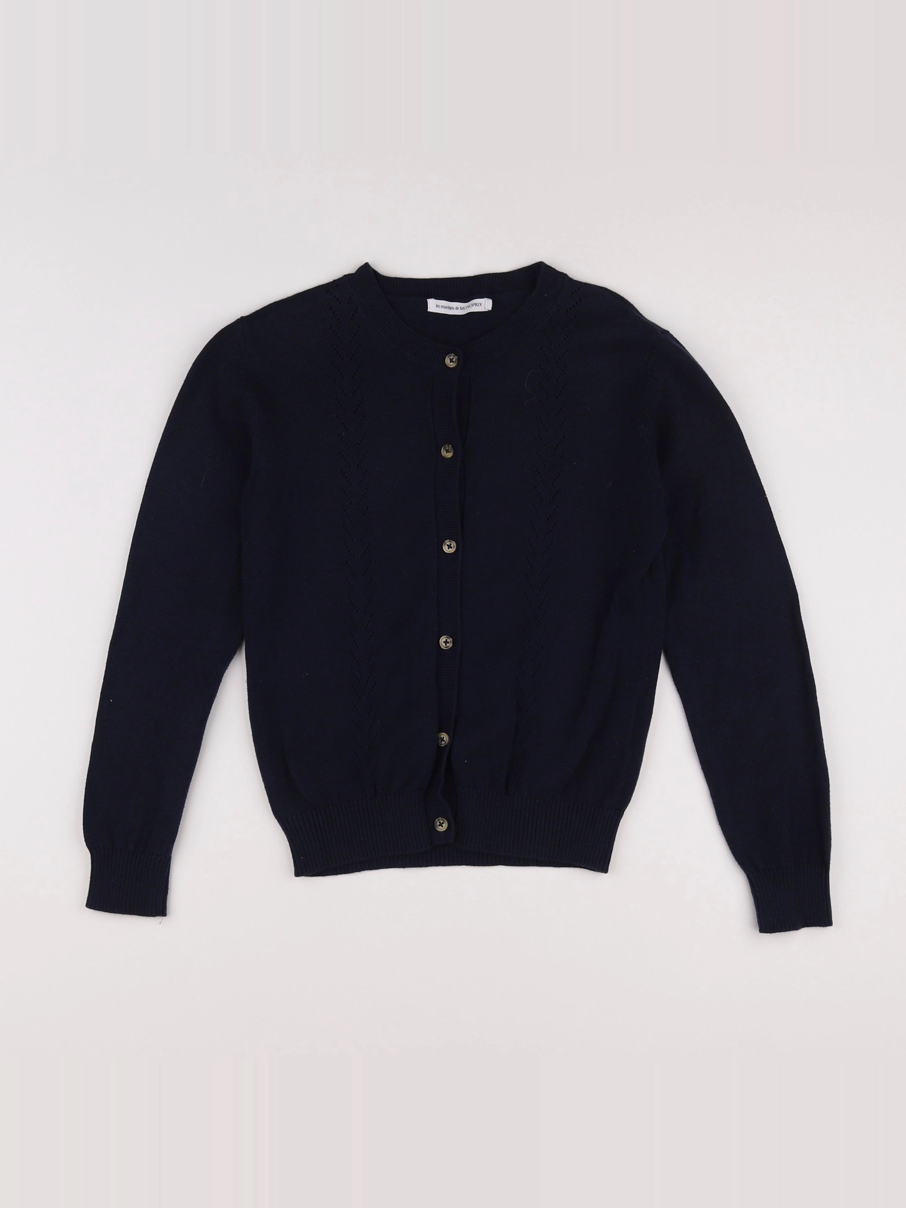 Monoprix - gilet bleu - 12 ans