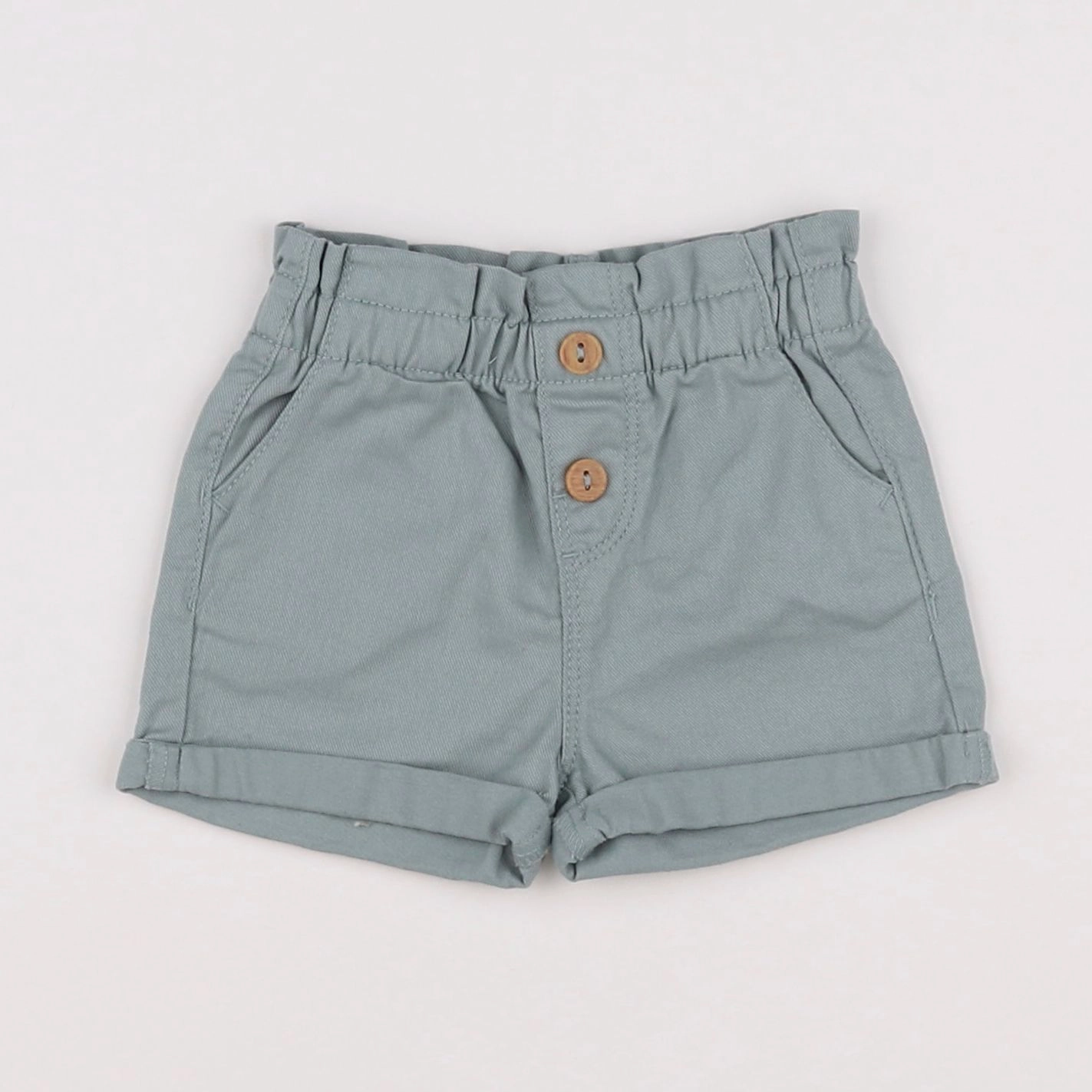 Vertbaudet - short vert - 6 mois