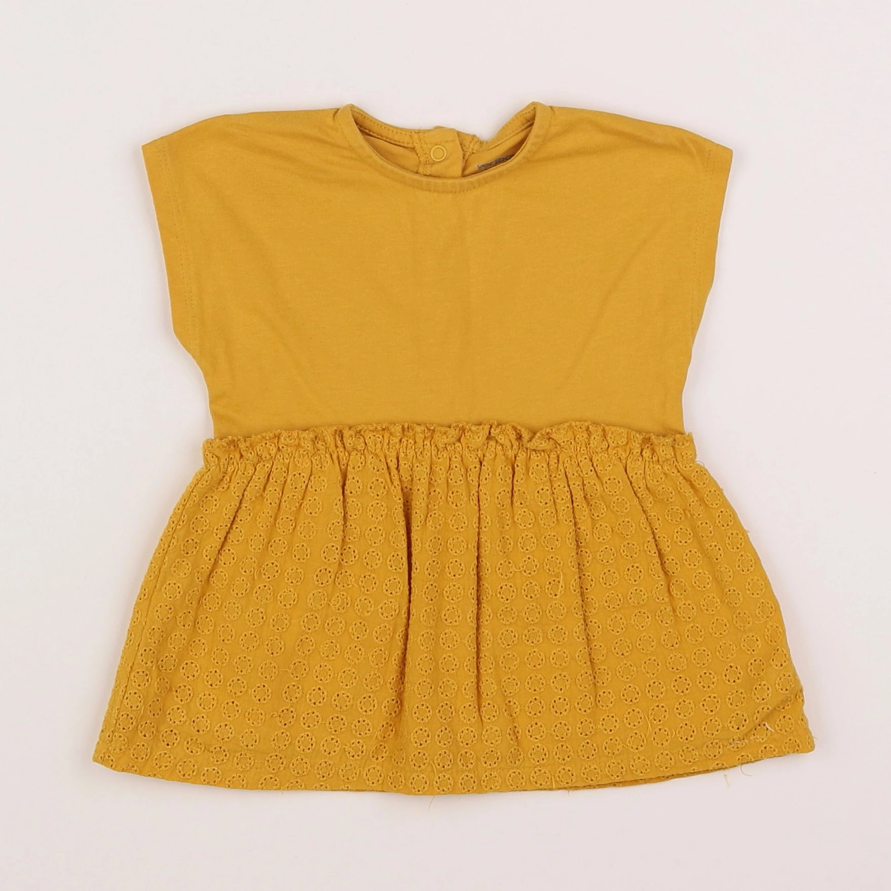 Vertbaudet - robe jaune - 3 mois