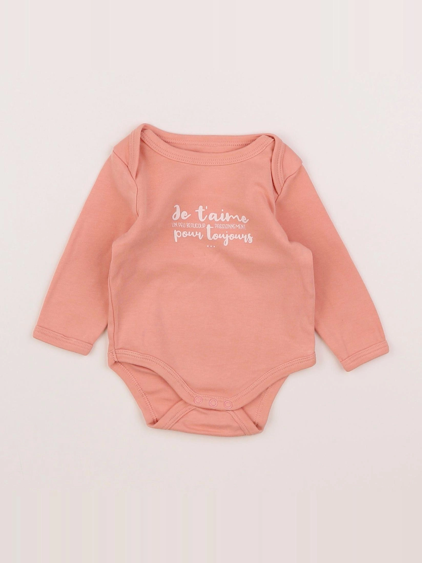 Vertbaudet - body rose - 3 mois