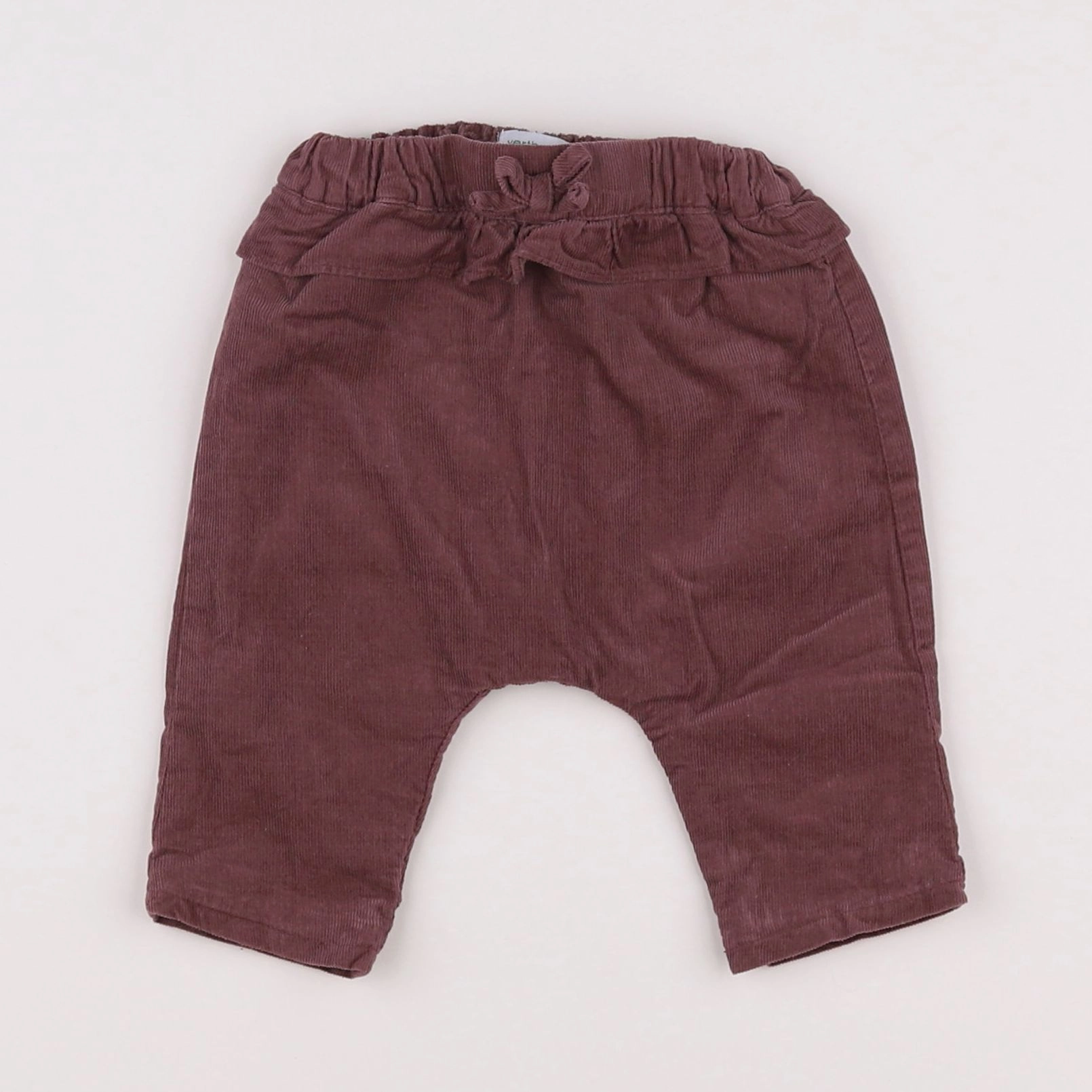 Vertbaudet - sarouel violet - 3 mois