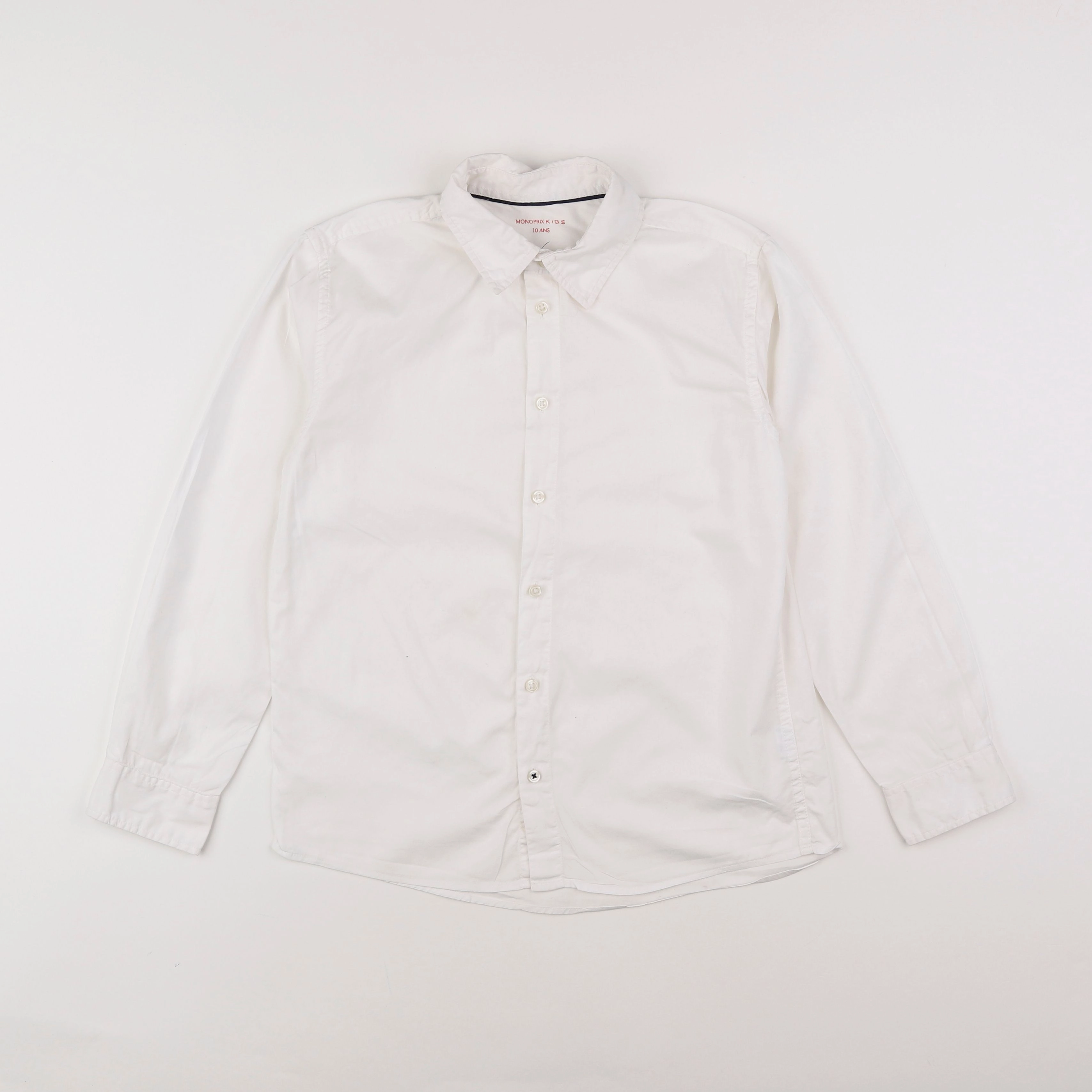 Monoprix - chemise blanc - 10 ans