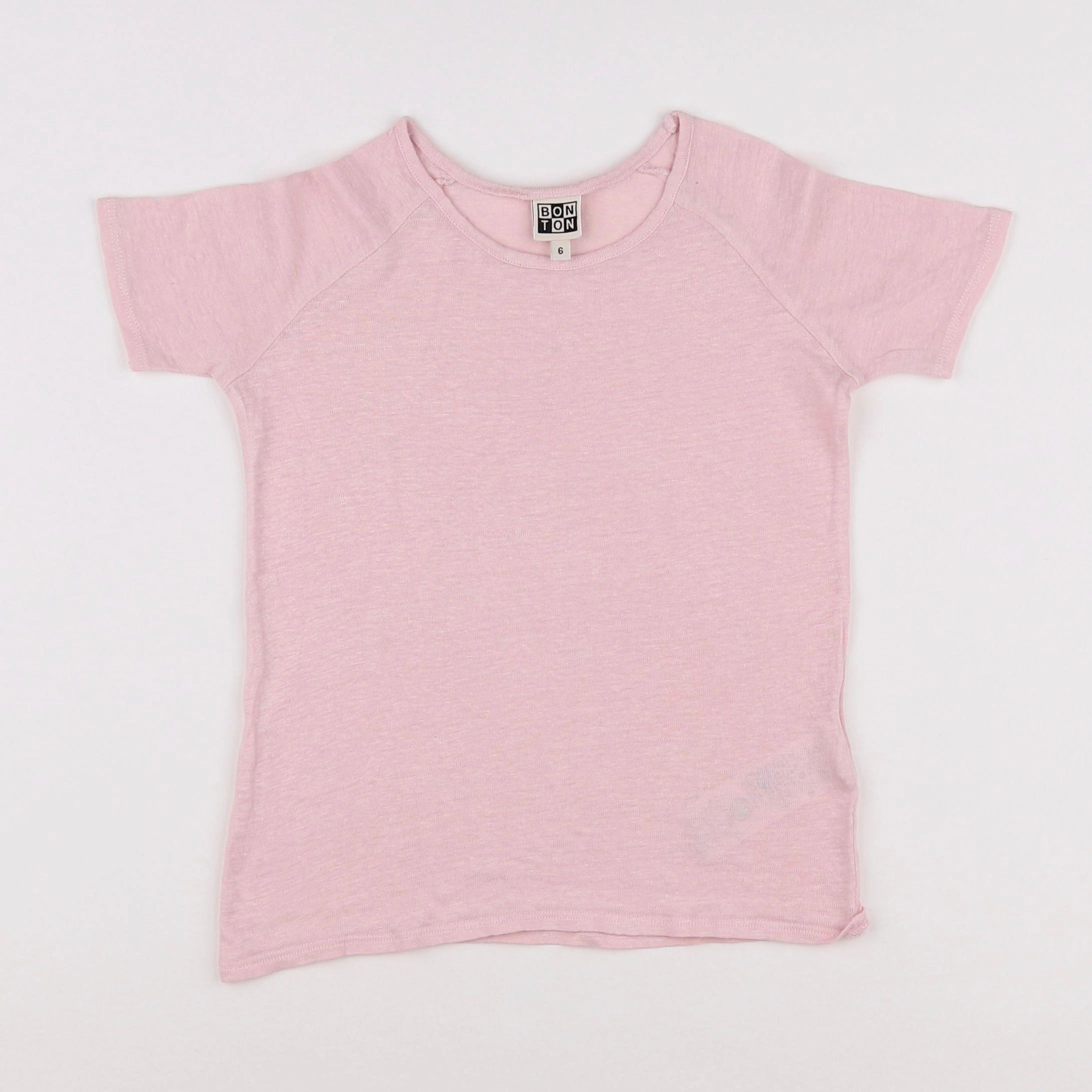 Bonton - tee-shirt rose - 6 ans