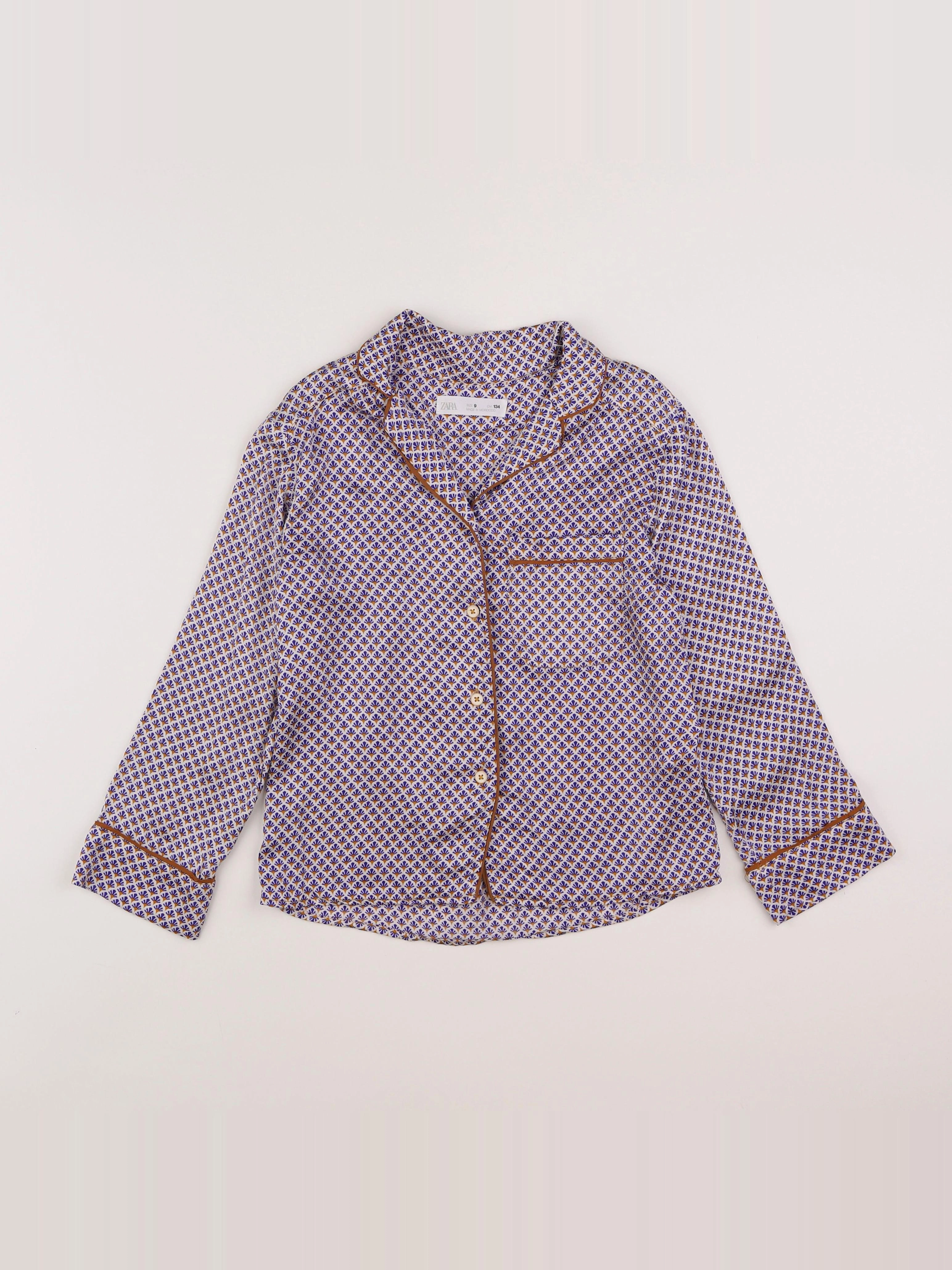 Zara - blouse bleu - 8 ans