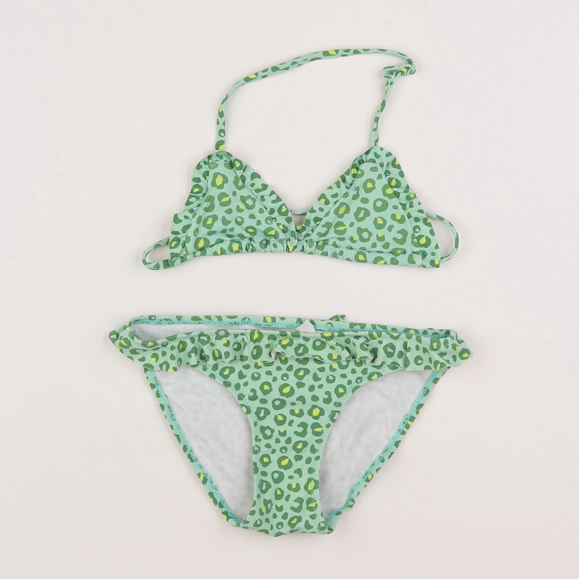 Zara - maillot de bain vert - 8/9 ans