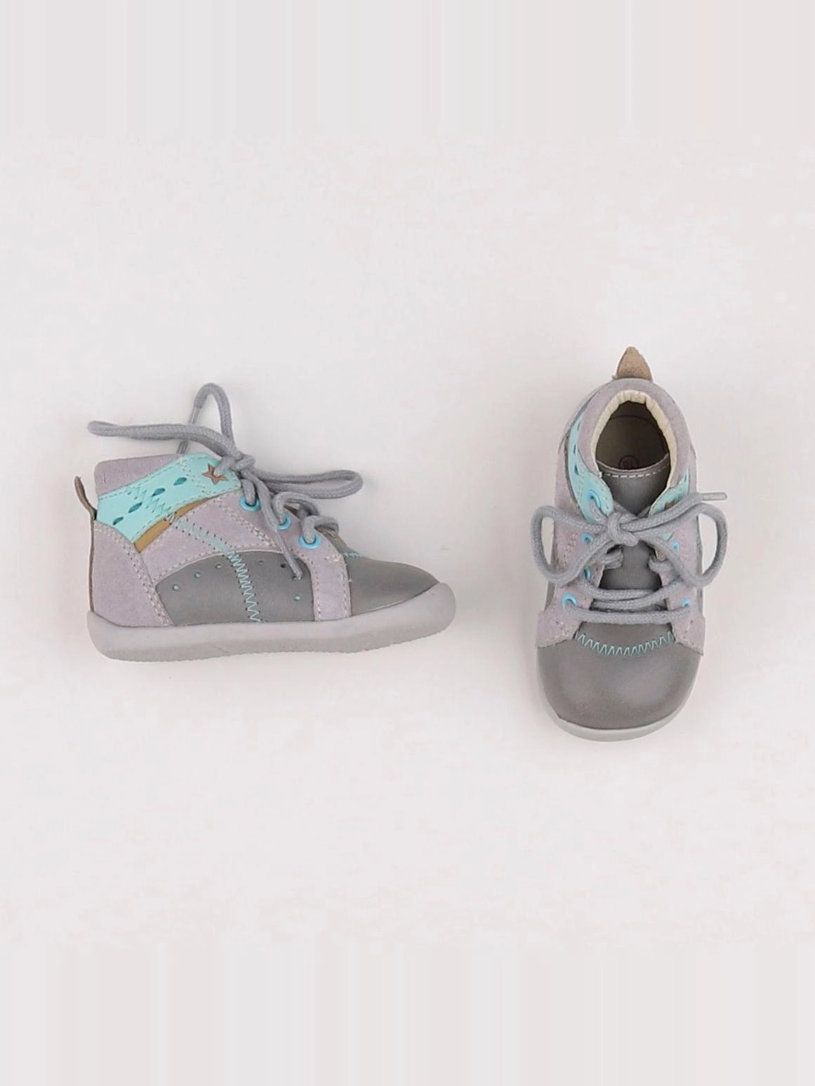 Vertbaudet - bottillons gris - pointure 18