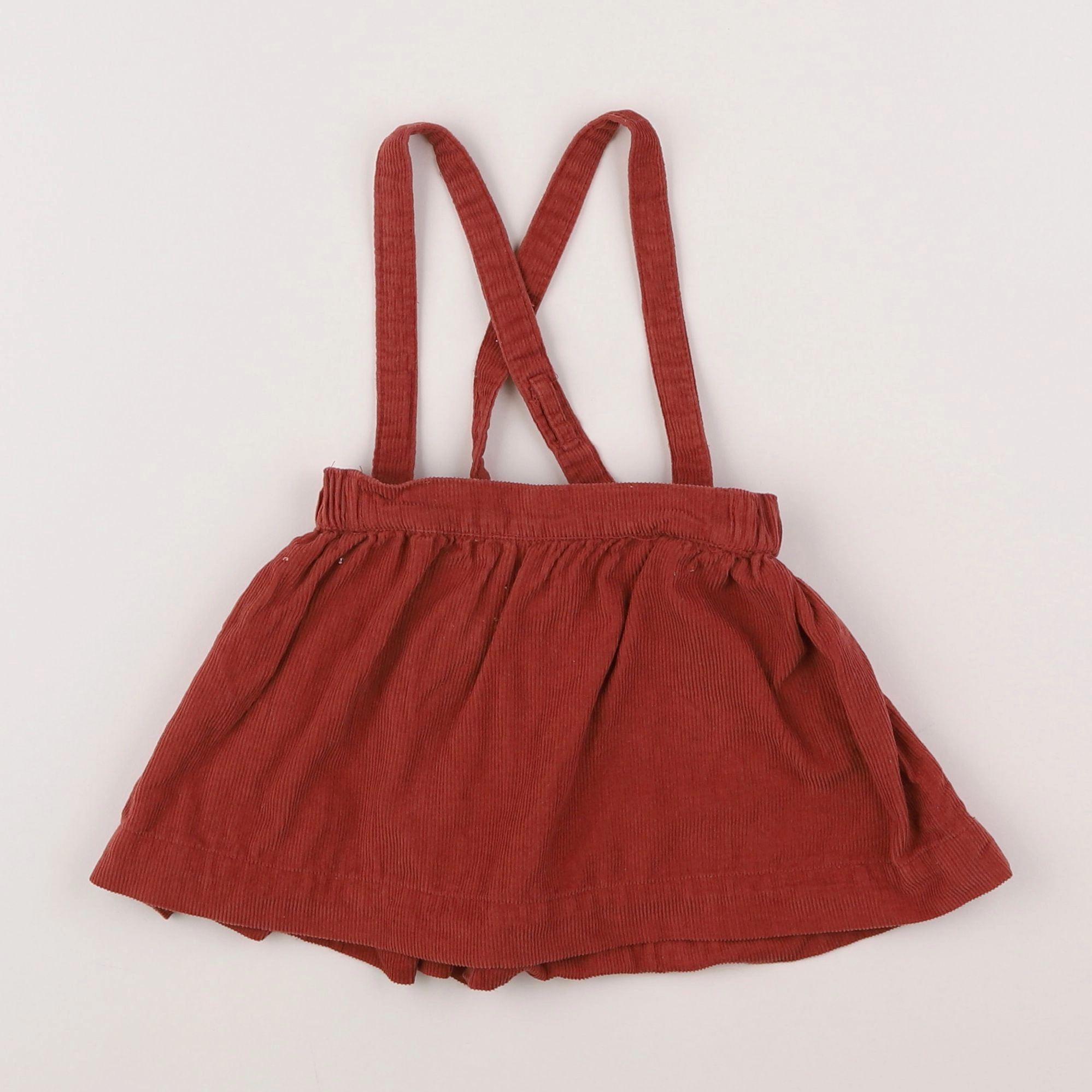 Vertbaudet - jupe rouge - 18 mois