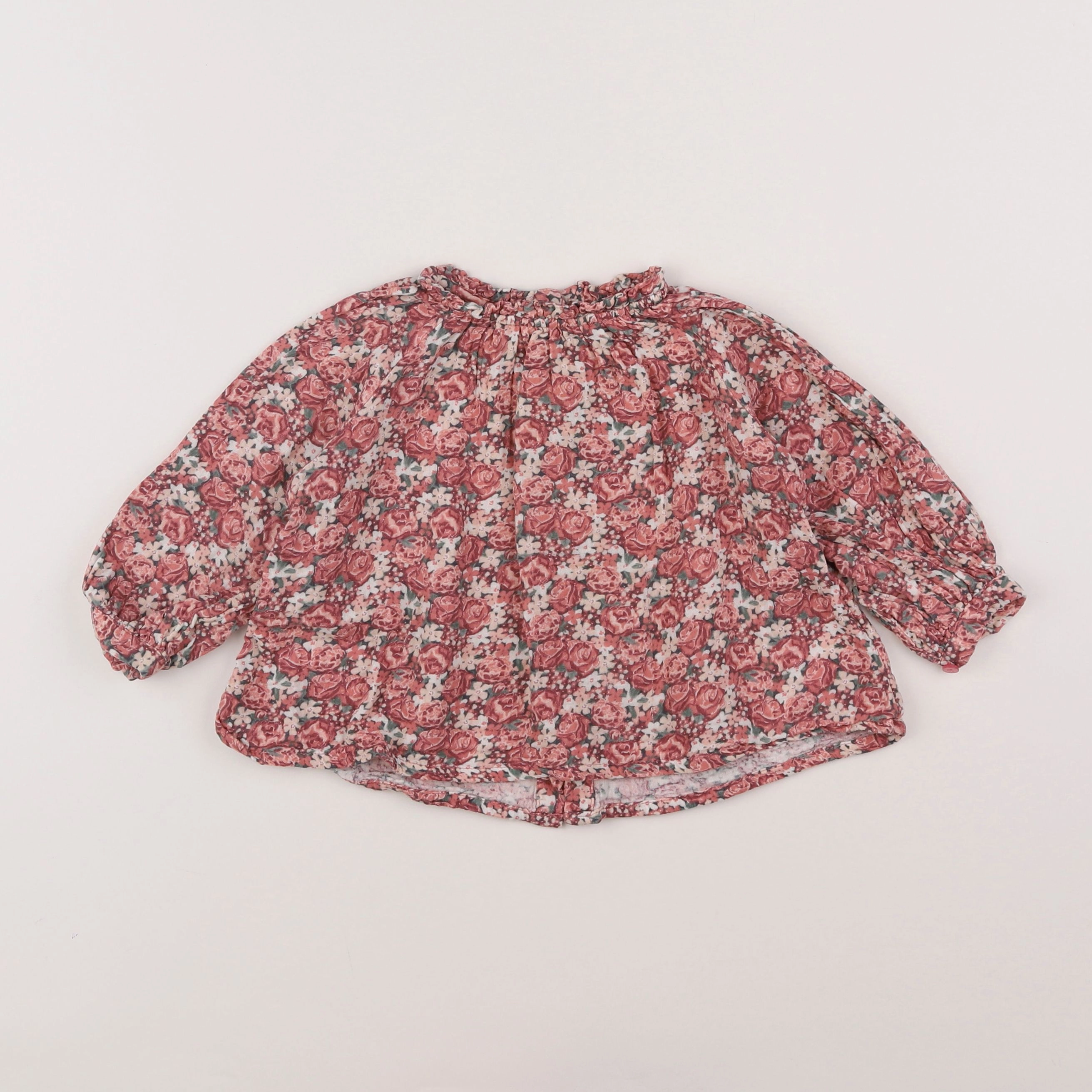 Vertbaudet - blouse rose - 18 mois
