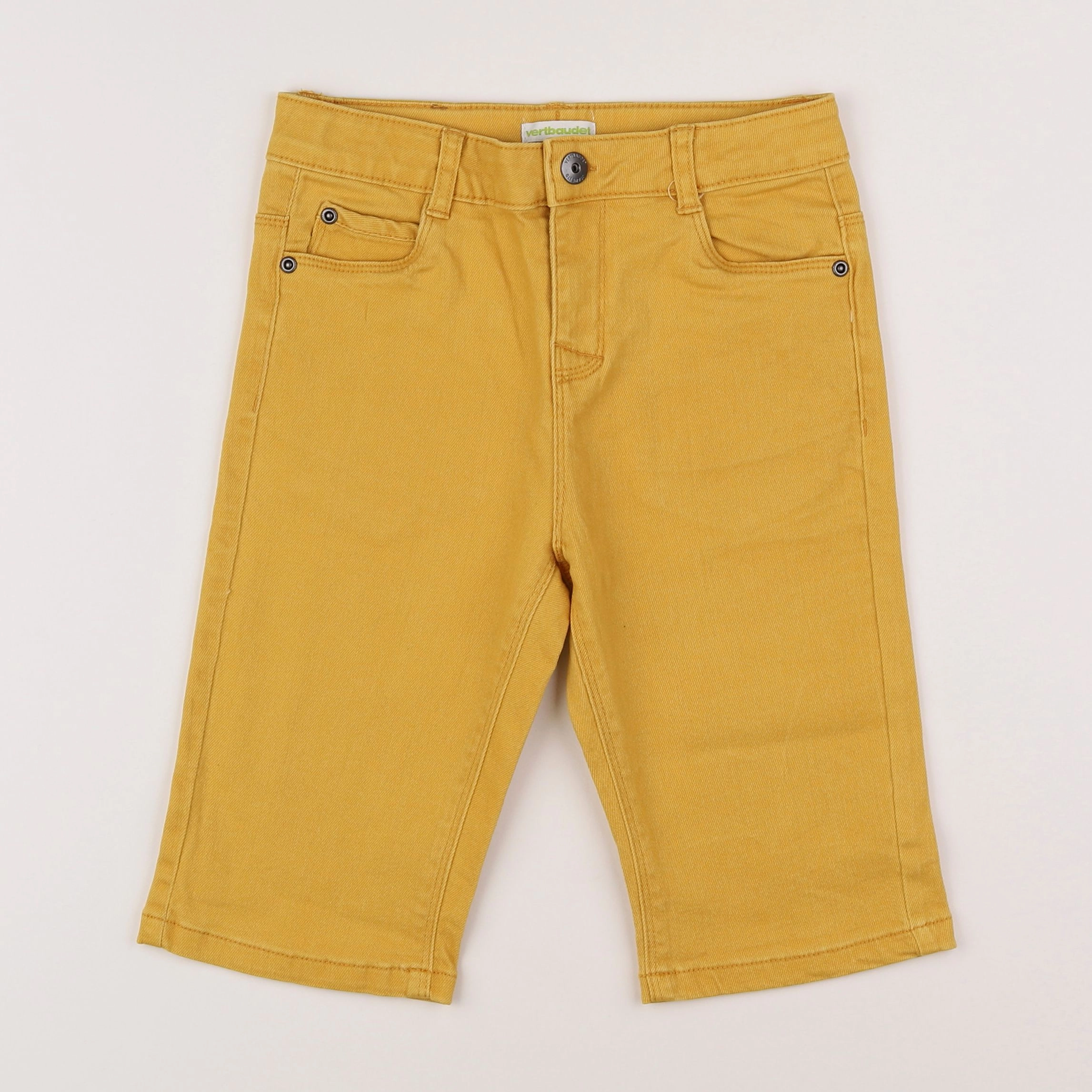 Vertbaudet - short jaune - 9 ans