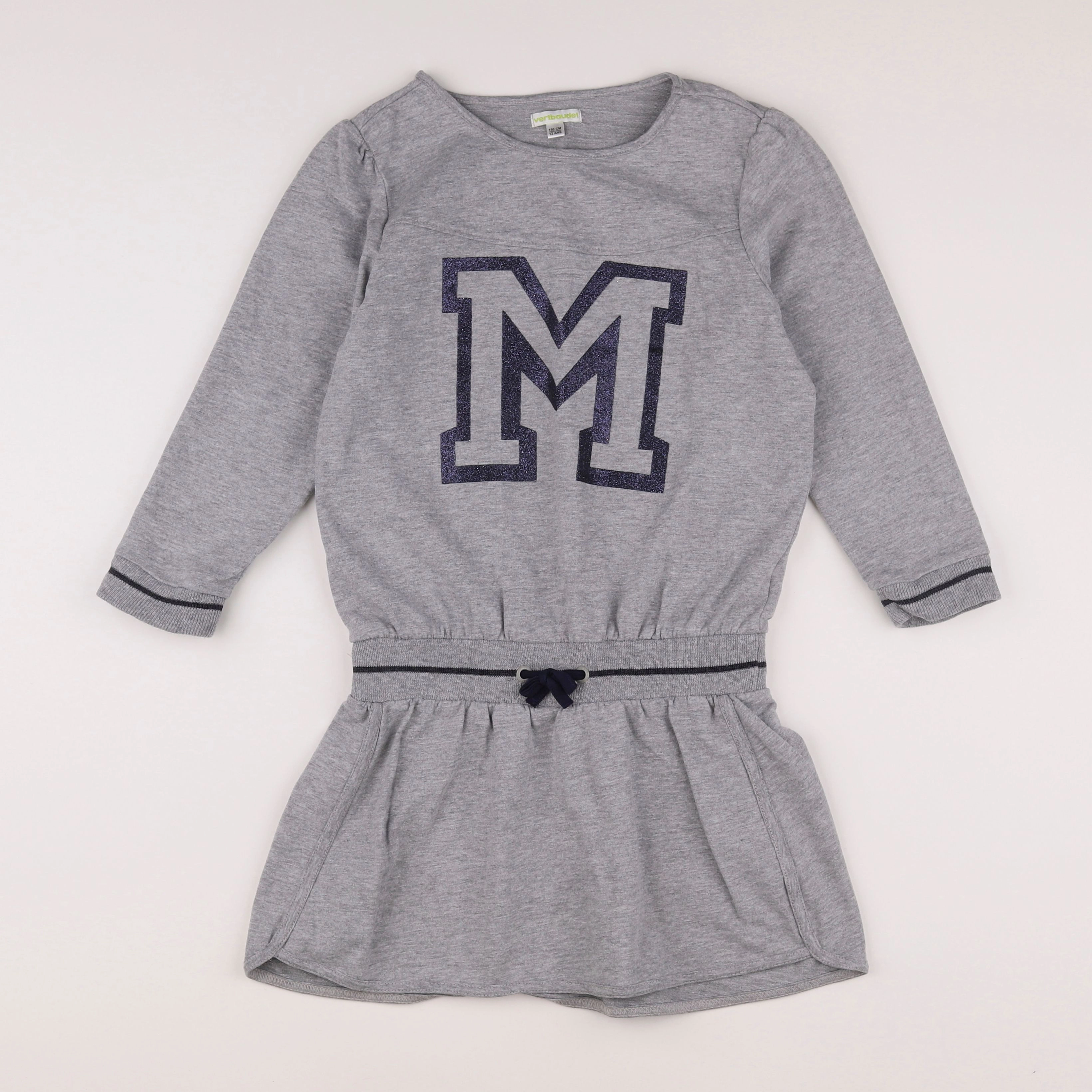 Vertbaudet - robe gris - 12 ans