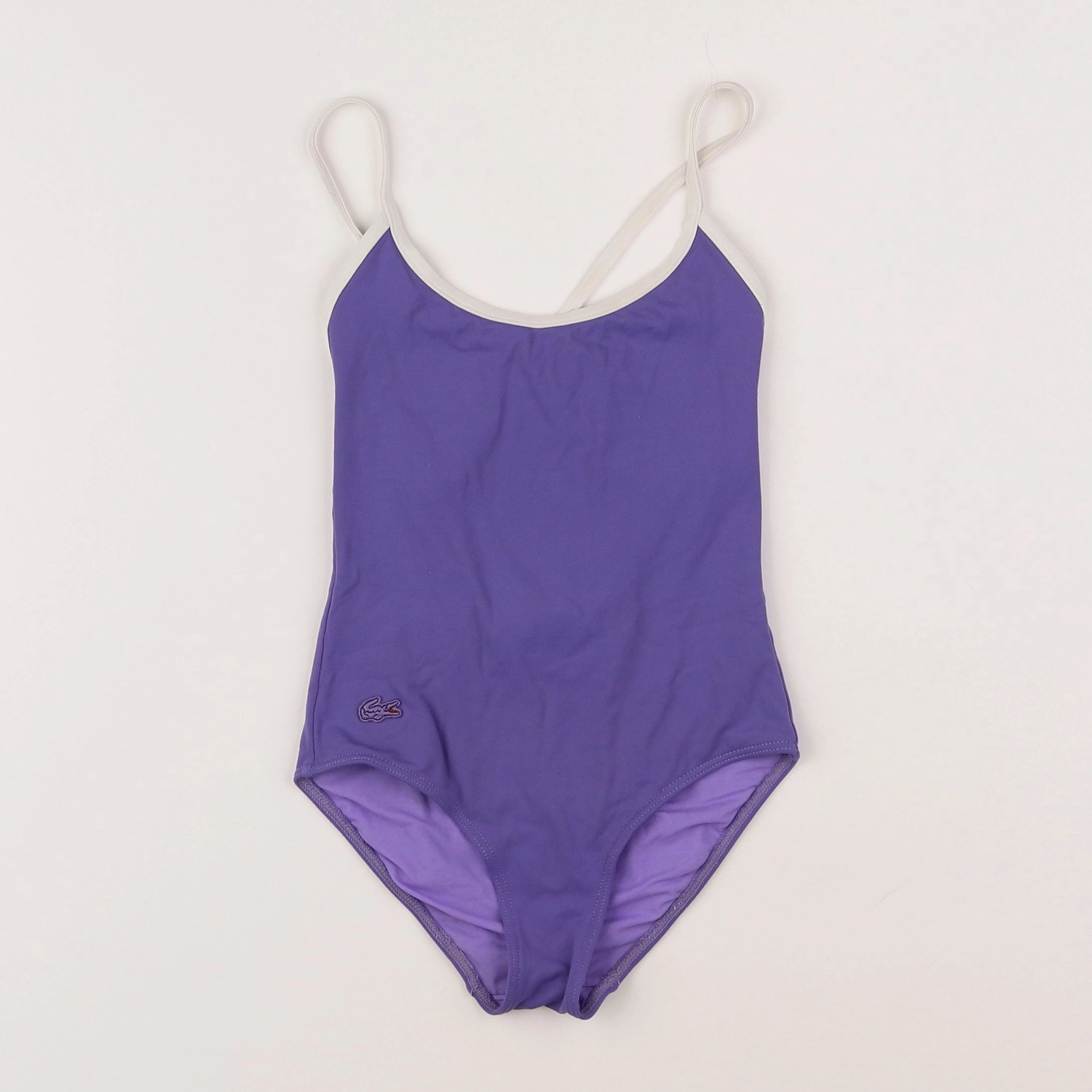 Lacoste - maillot de bain violet - 6 ans