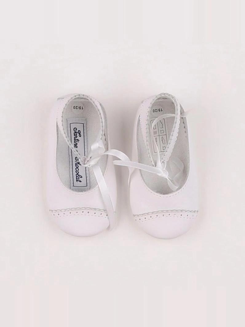 Tartine & Chocolat - chaussons blanc - pointure 19/20