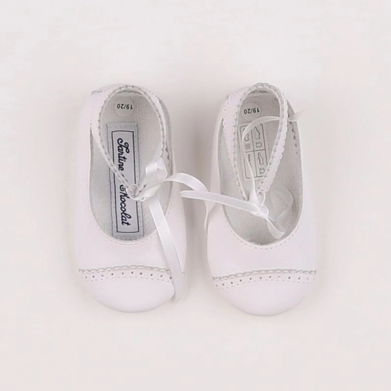 Tartine & Chocolat - chaussons blanc - pointure 19/20