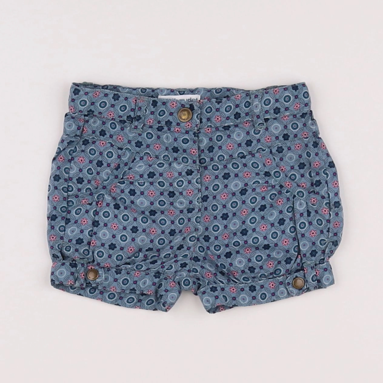 Vertbaudet - short bleu - 3 mois