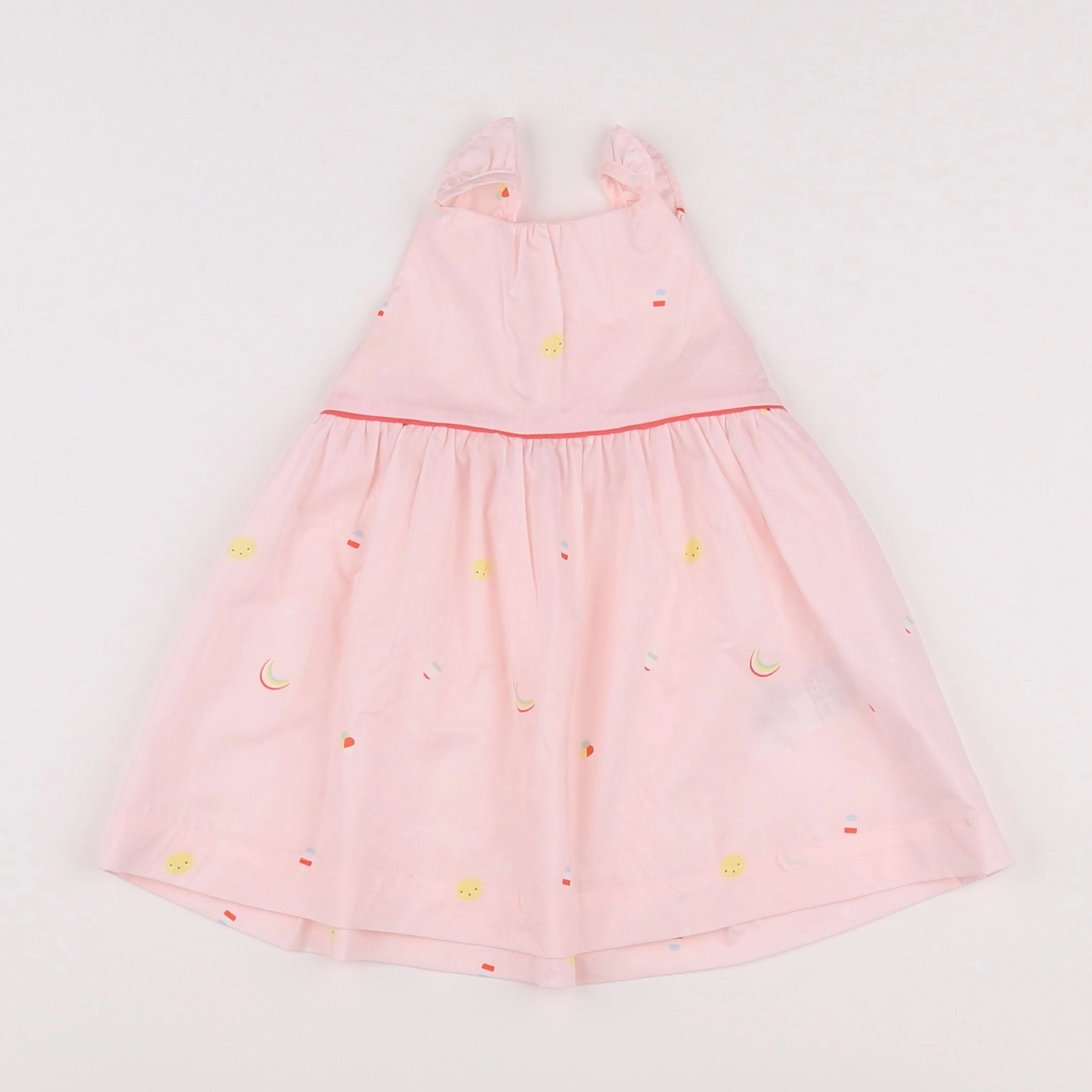 Vertbaudet - robe rose - 6 mois
