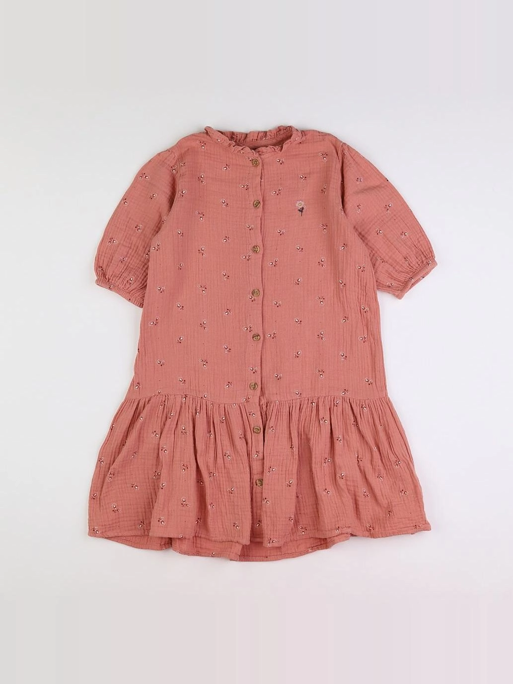 Vertbaudet - robe rose - 10 ans