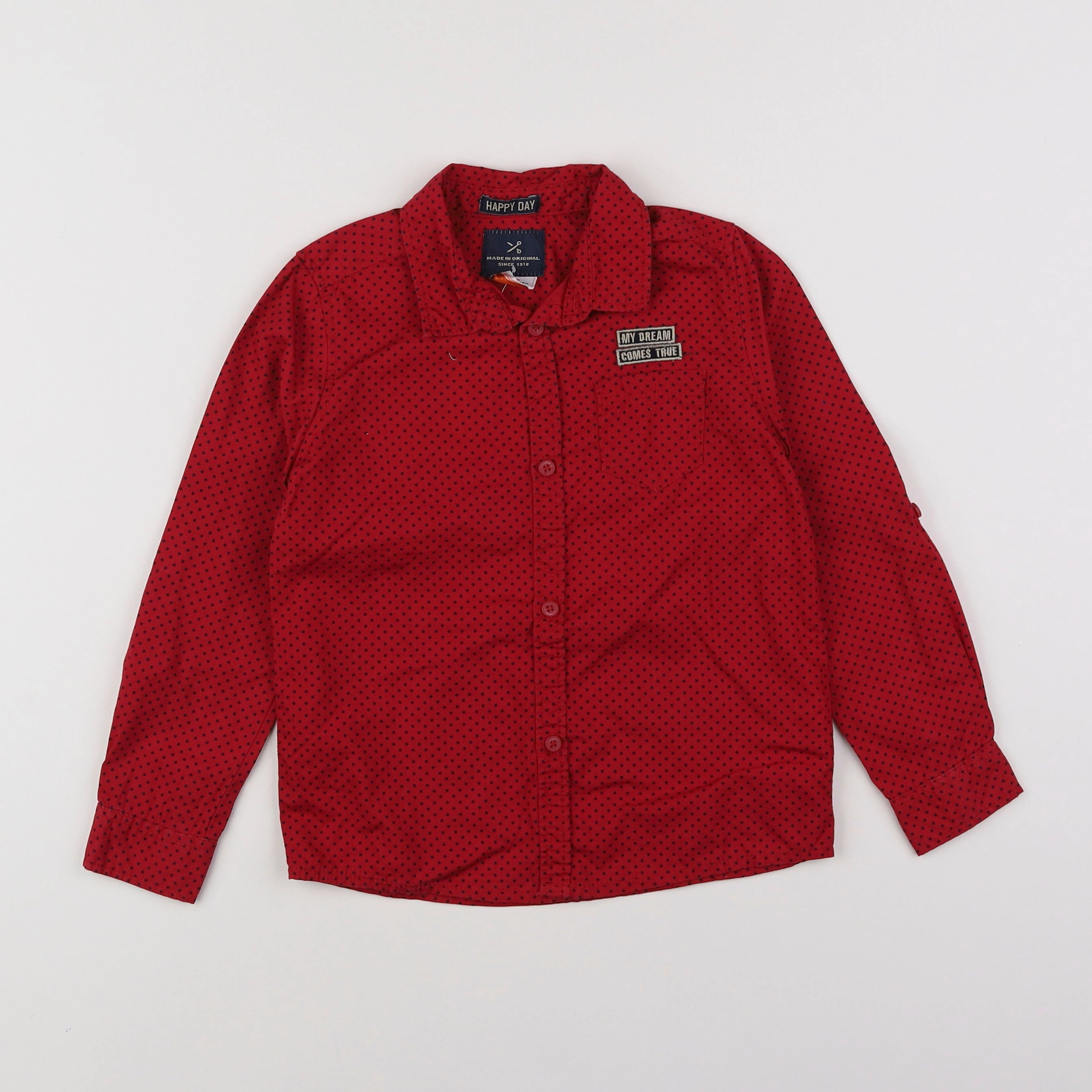 Tape à l'oeil - chemise rouge - 5 ans