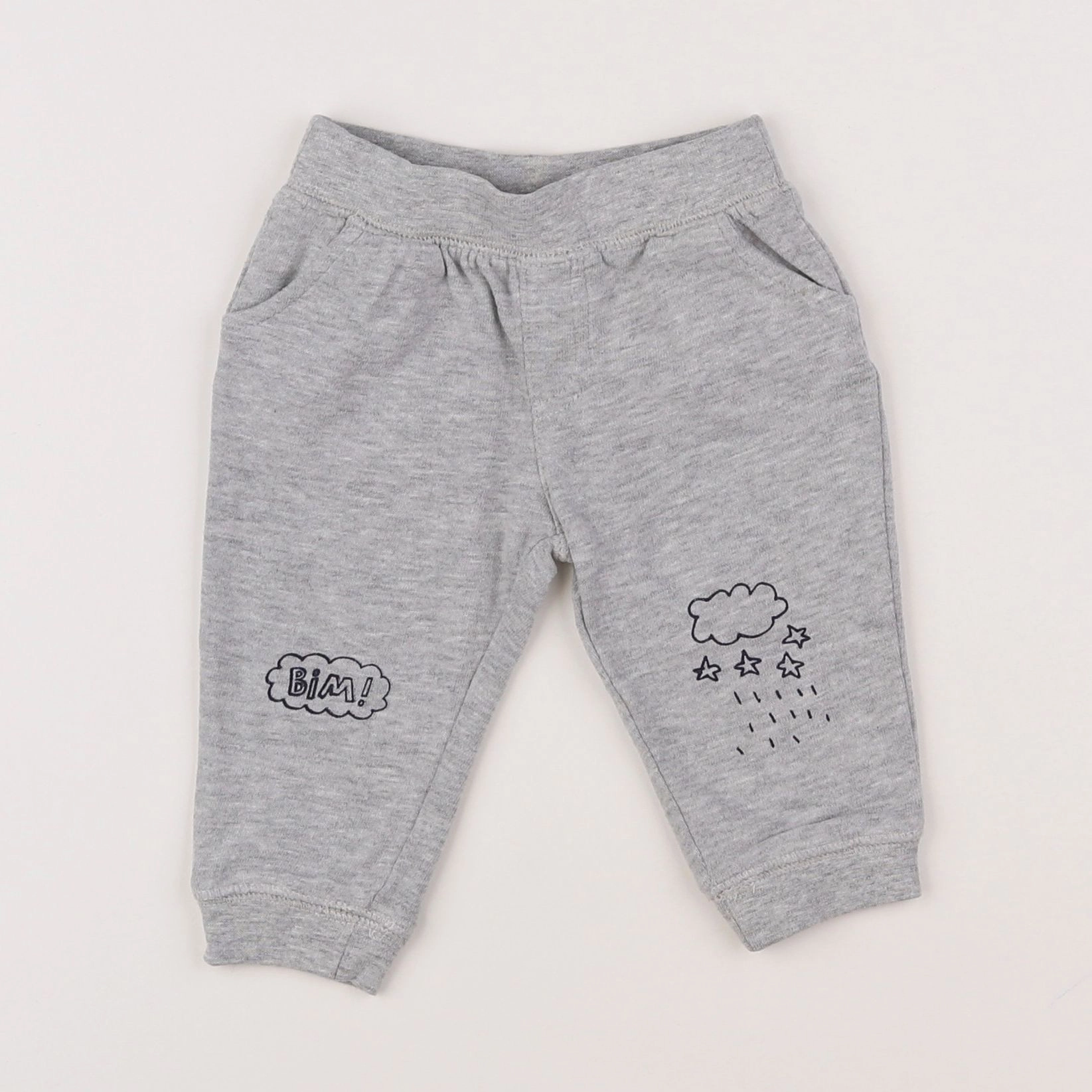 Vertbaudet - jogging gris - 6 mois