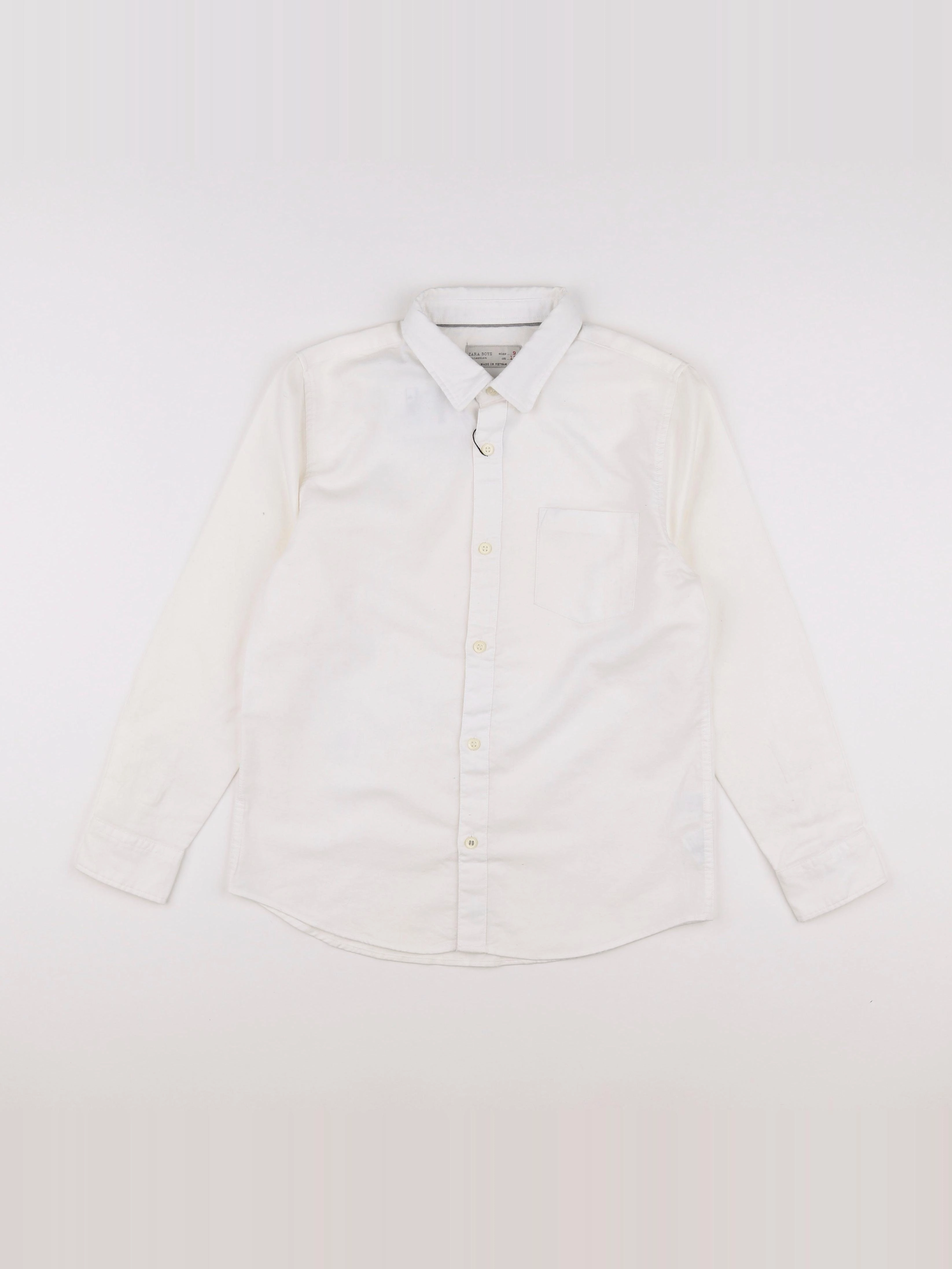 Zara - chemise blanc - 9 ans