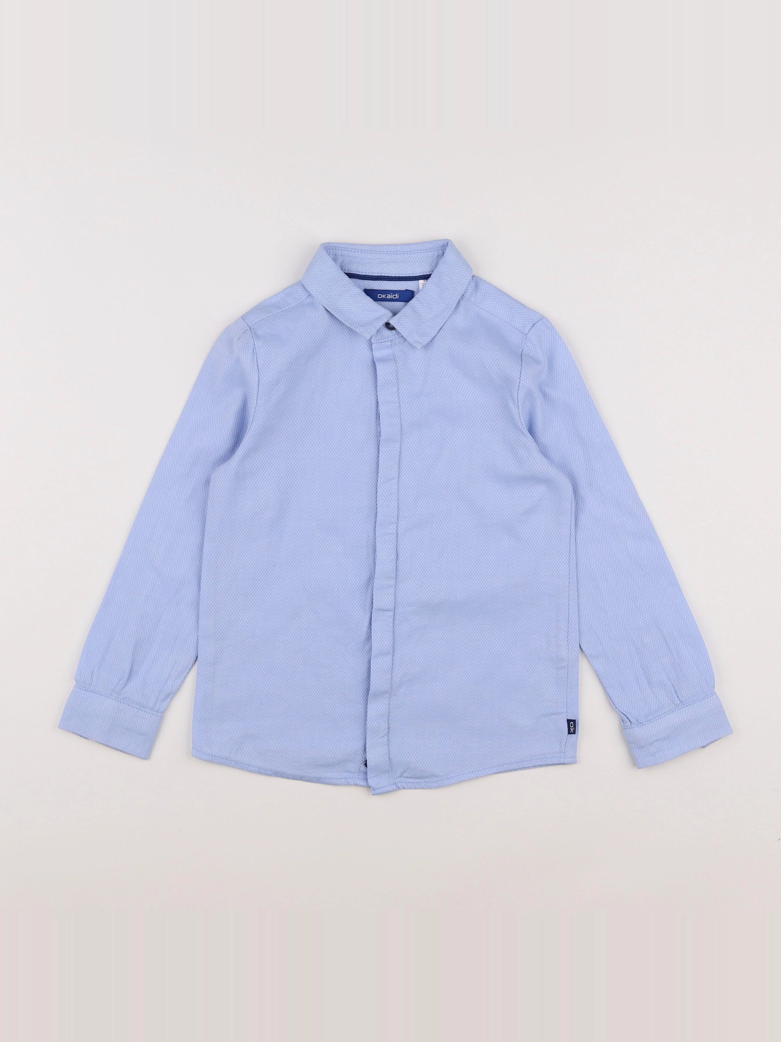 Okaidi - chemise bleu - 6 ans