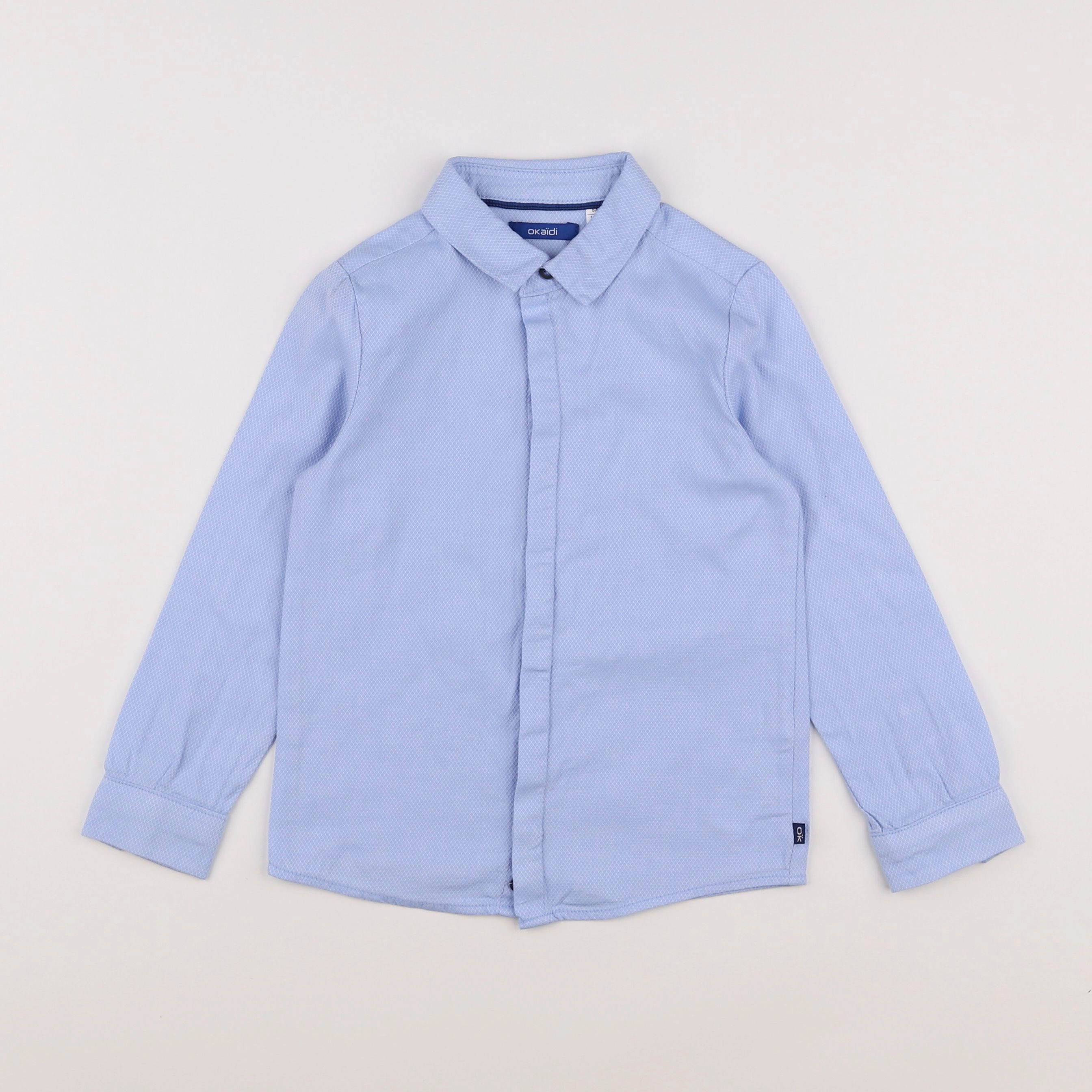 Okaidi - chemise bleu - 6 ans