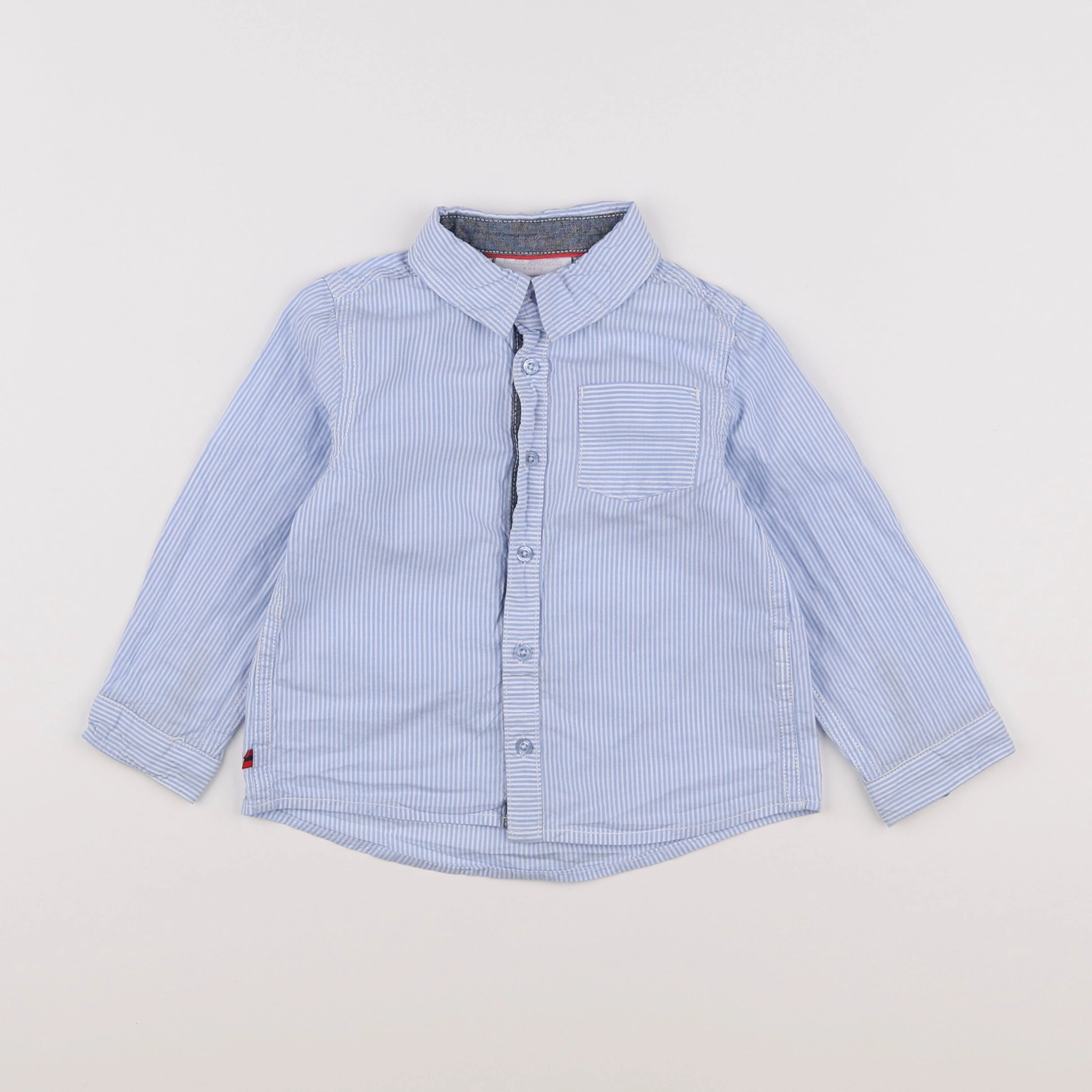 Cadet Rousselle - chemise blanc, bleu - 2 ans