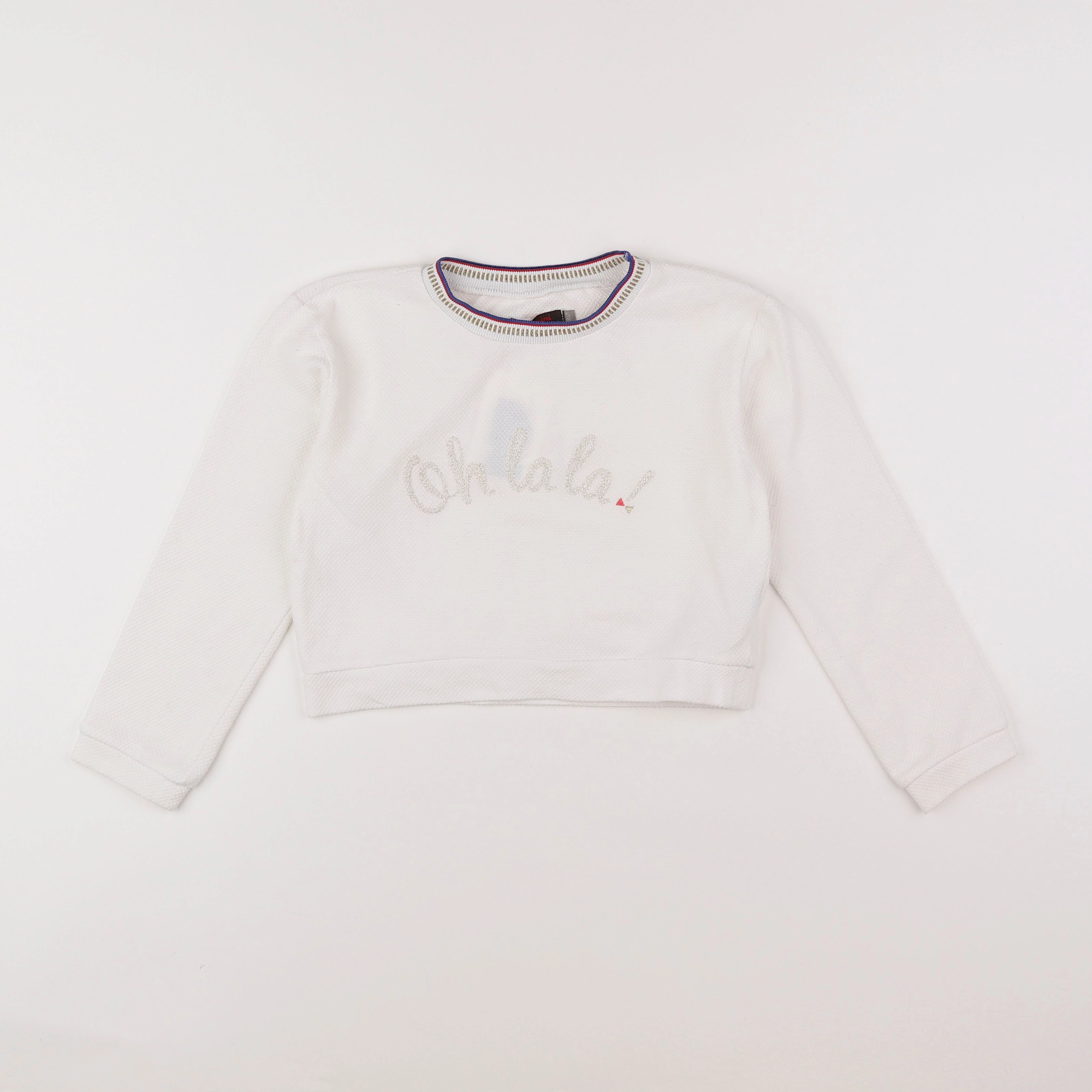 Catimini - sweat blanc - 5 ans