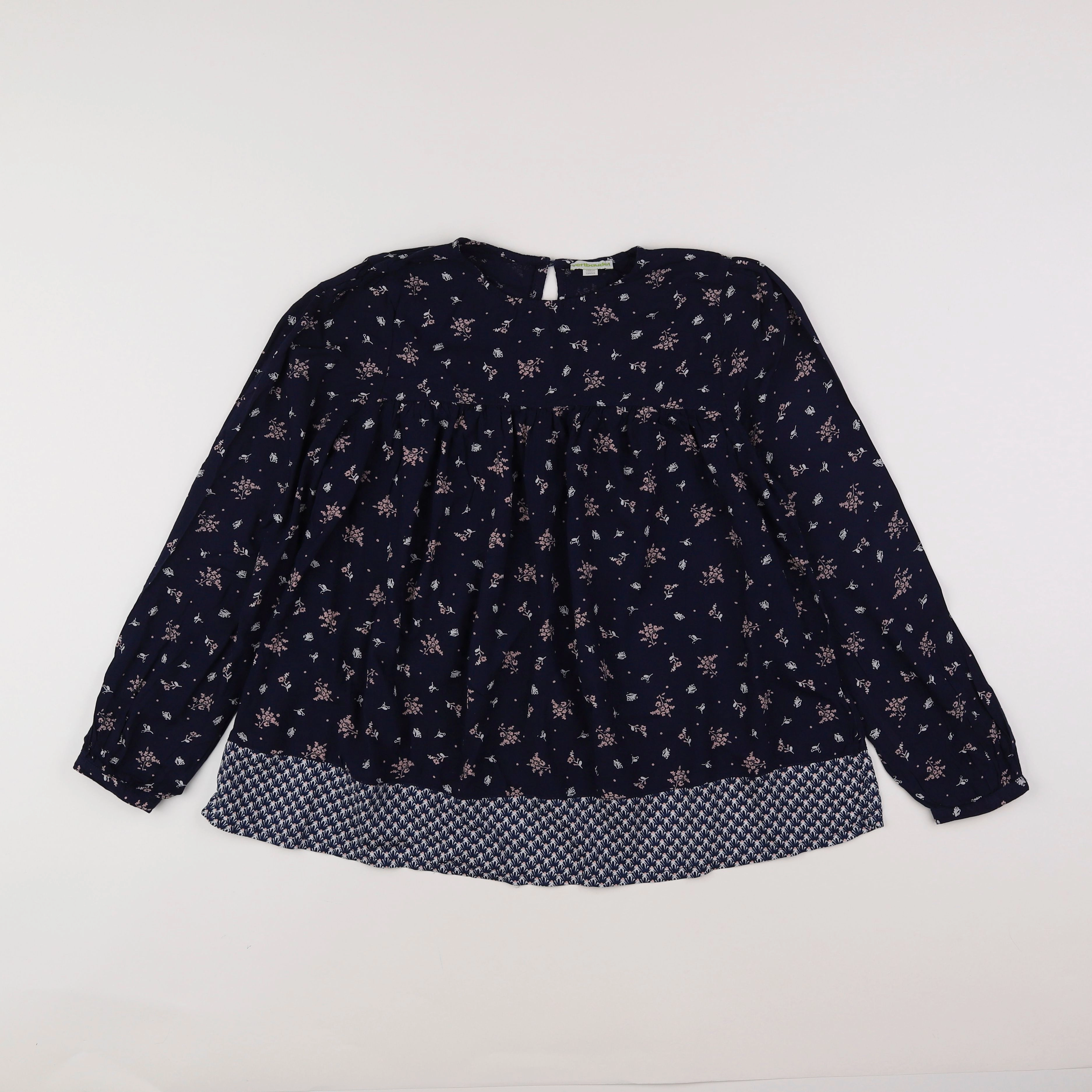 Vertbaudet - blouse bleu - 12 ans