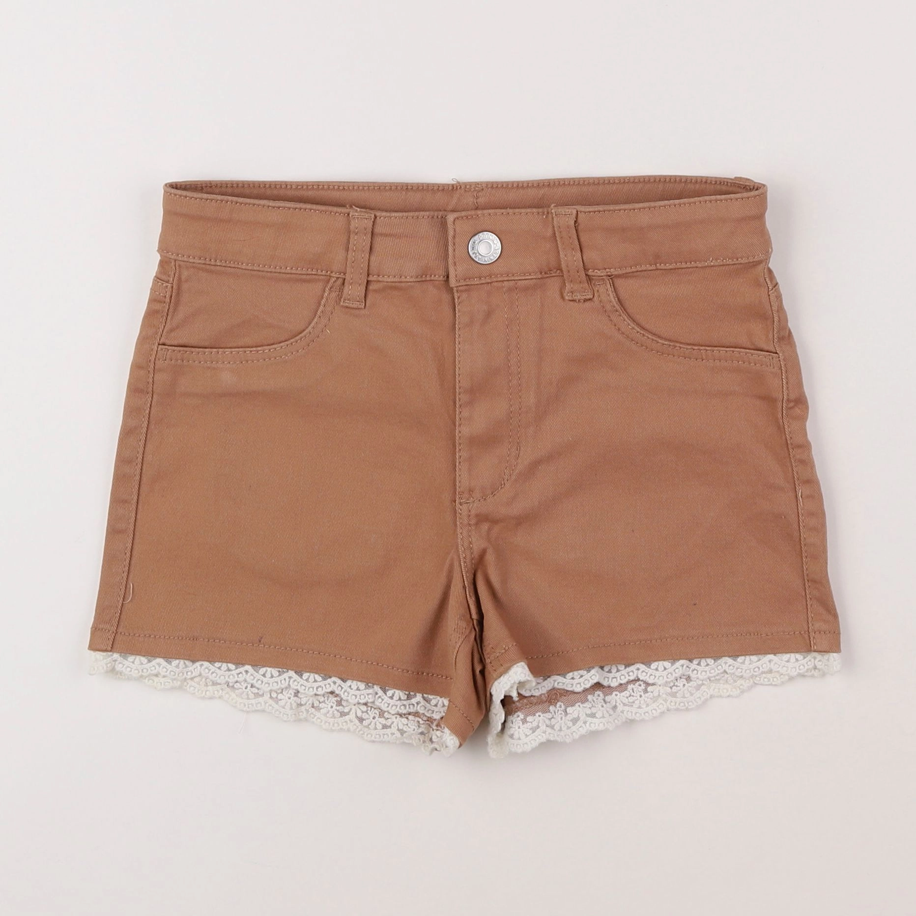 H&M - short marron - 8 ans