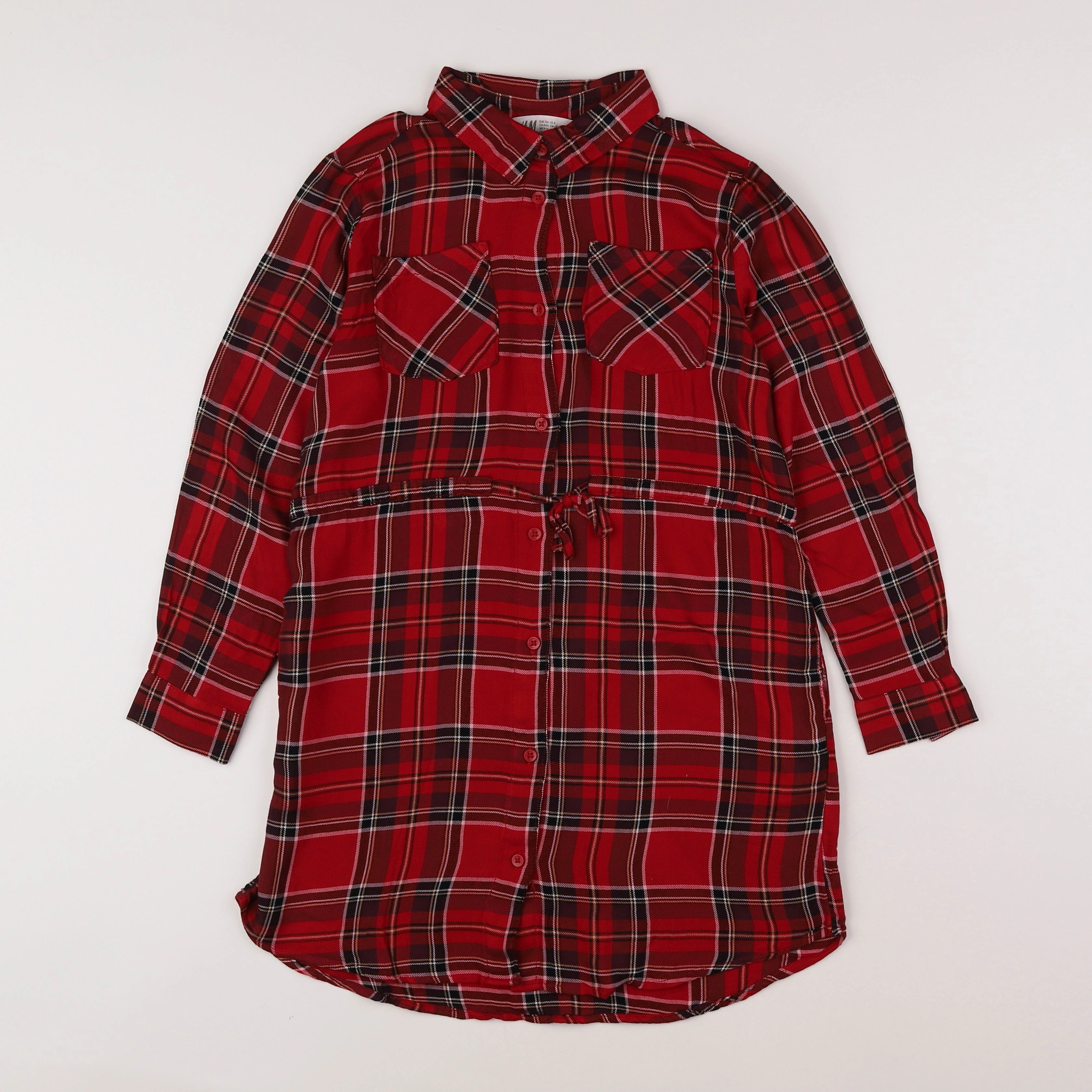 H&M - robe rouge - 8/9 ans