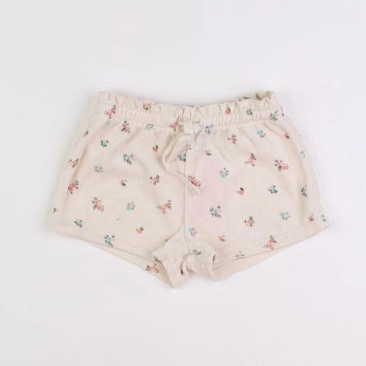 H&M - short beige - 9/12 mois