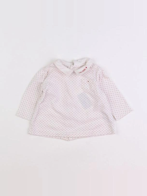 Boutchou - tee-shirt blanc - 6 mois