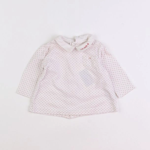 Boutchou - tee-shirt blanc - 6 mois