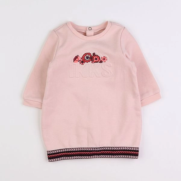 IKKS - robe rose - 6 mois