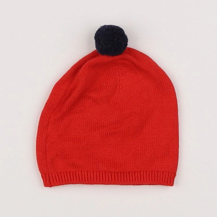 Jacadi - bonnet rouge - 3 mois