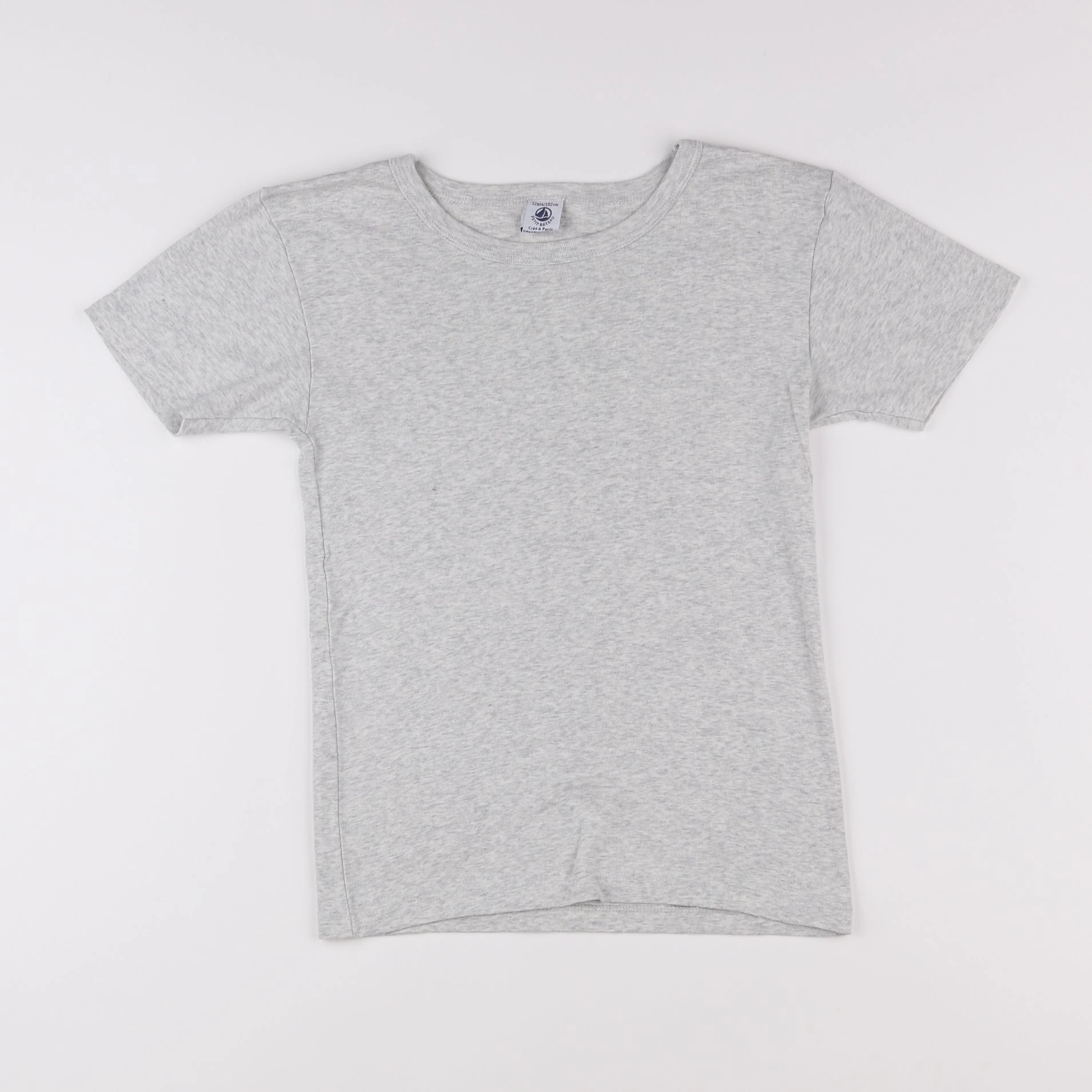 Petit Bateau - maillot de corps gris - 12 ans