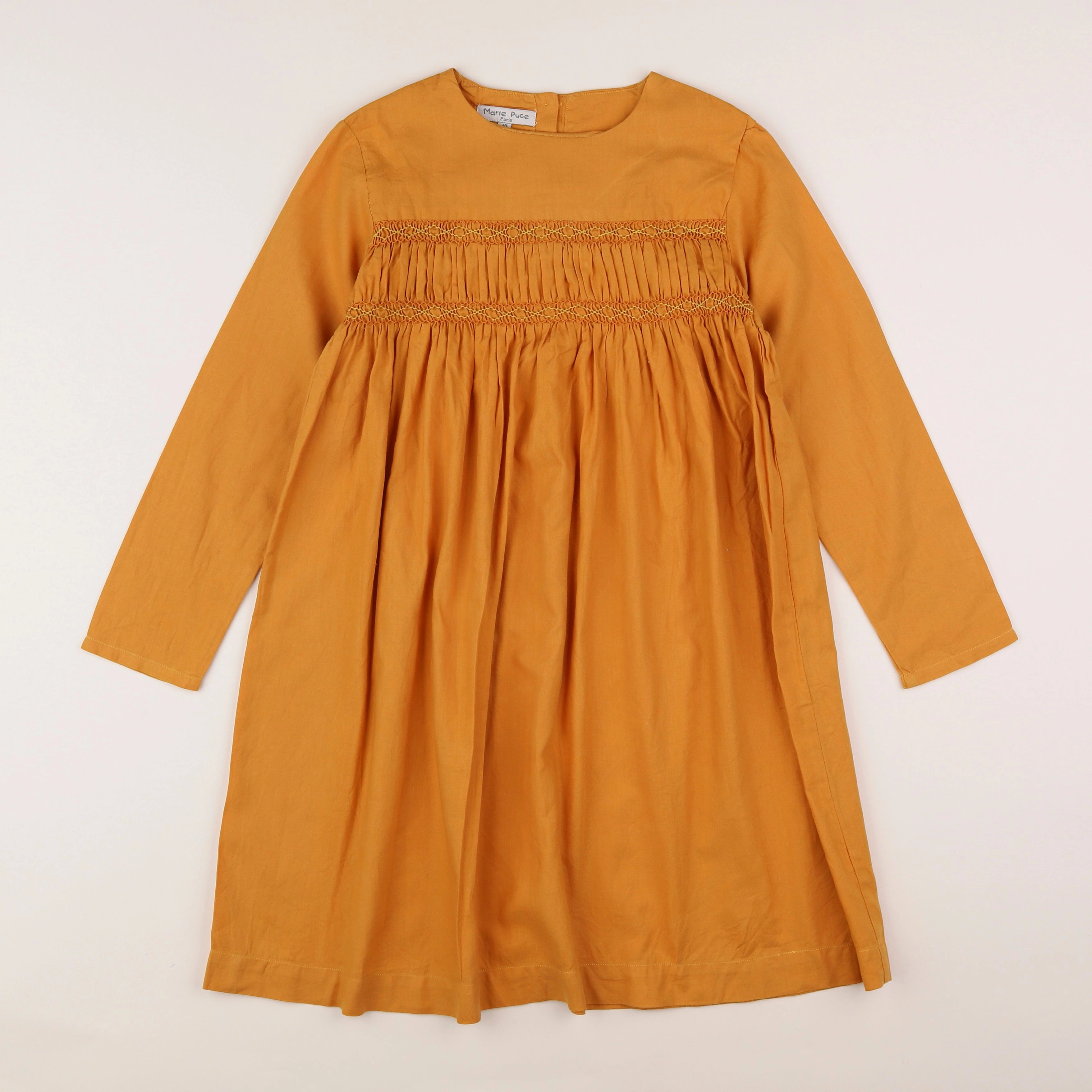 Marie Puce - robe jaune - 10 ans