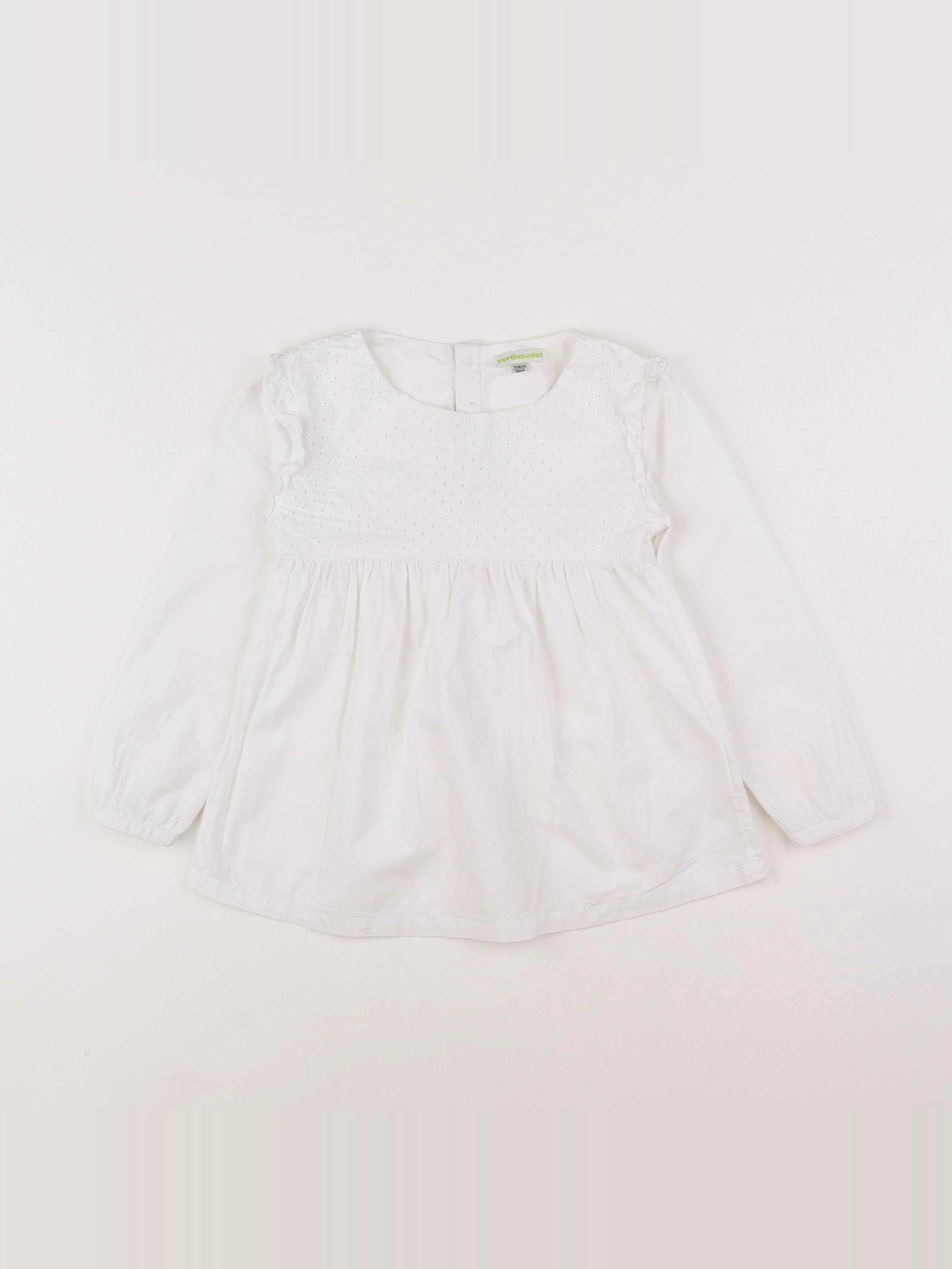 Vertbaudet - blouse blanc - 6 ans