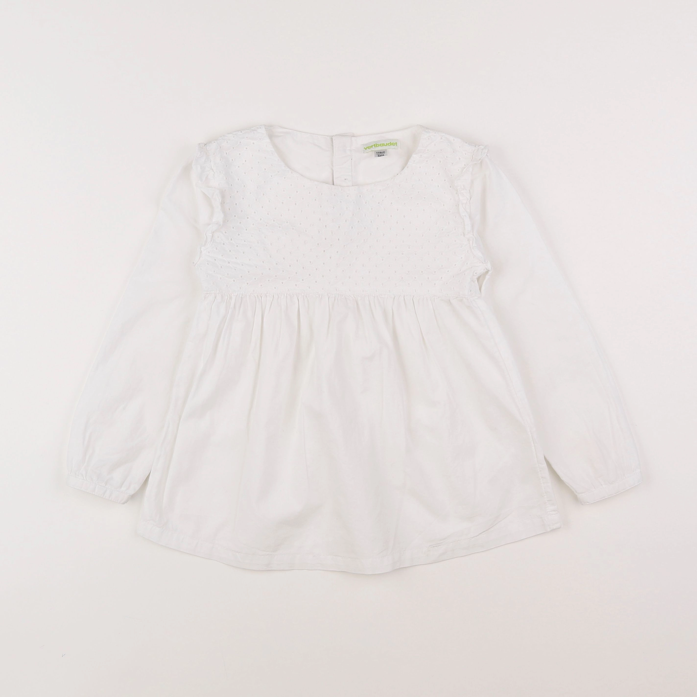 Vertbaudet - blouse blanc - 6 ans