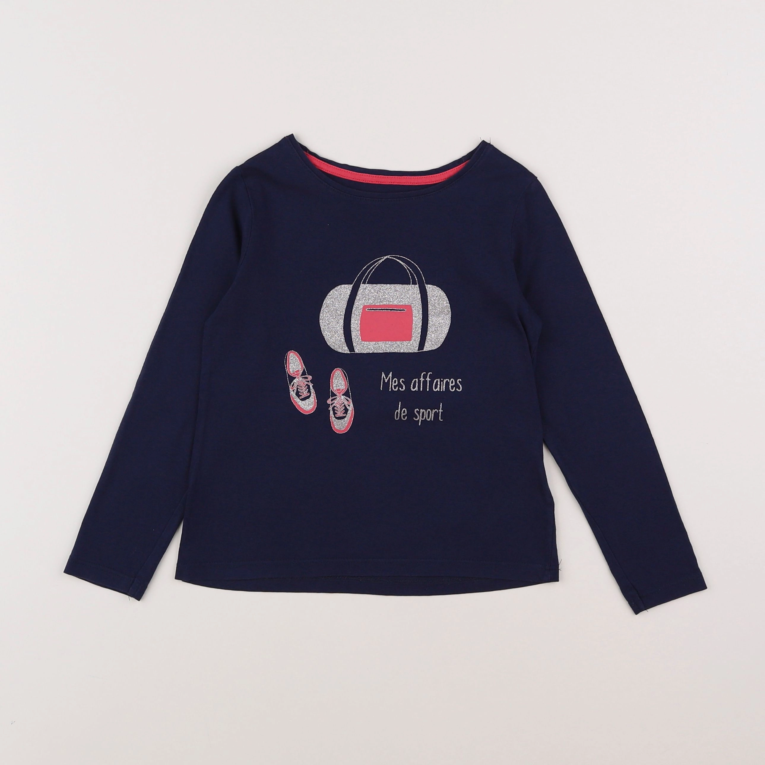 Vertbaudet - tee-shirt bleu - 5 ans