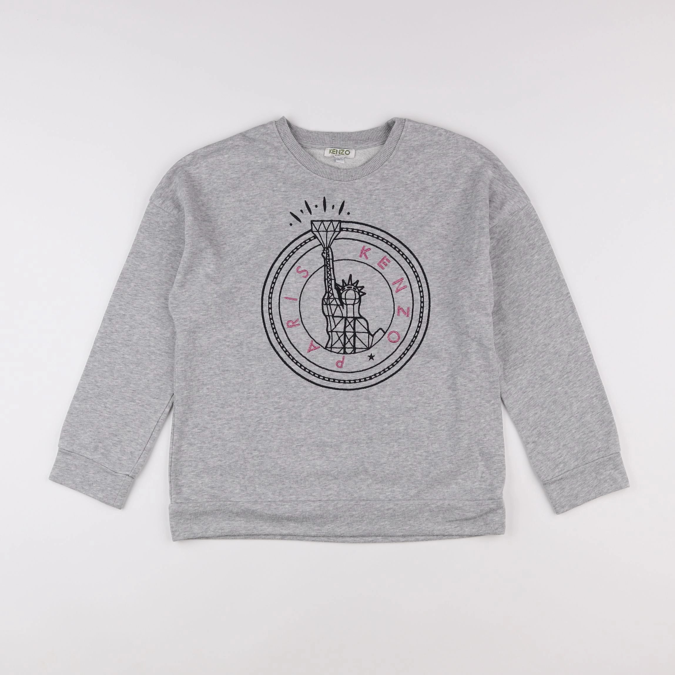 Kenzo - sweat gris - 12 ans