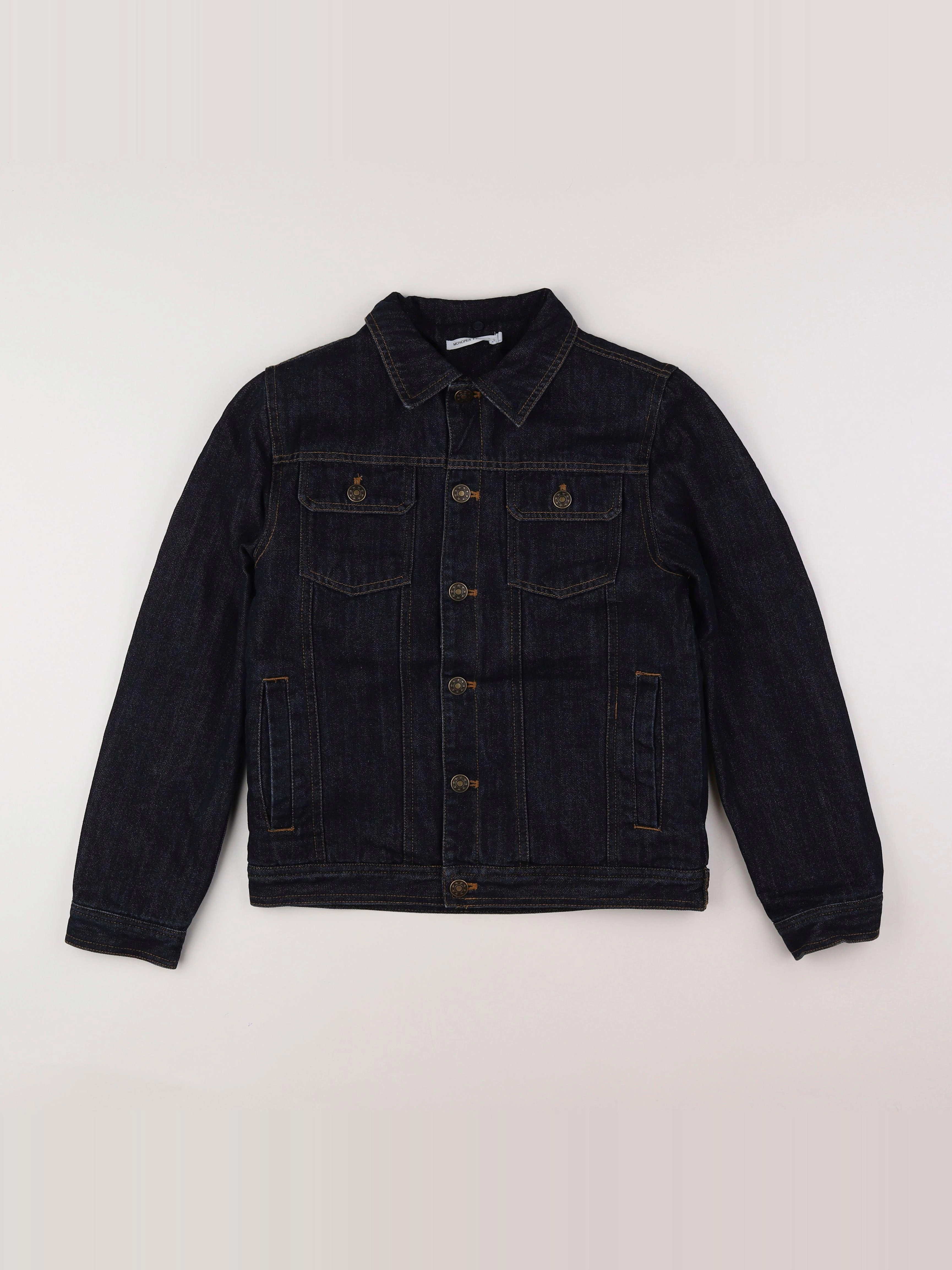 Monoprix - veste doublé bleu - 14 ans