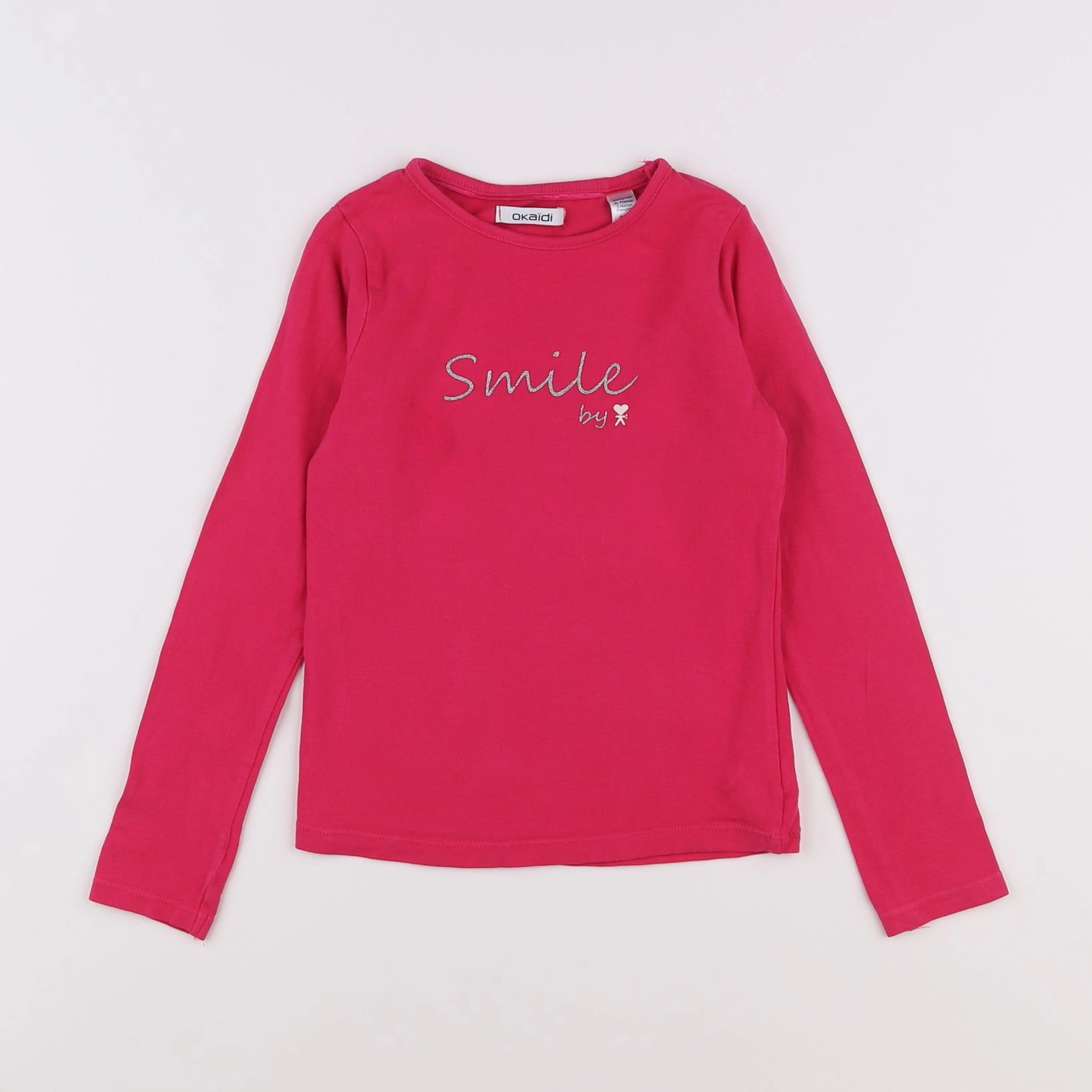 Okaidi - tee-shirt rose - 6 ans