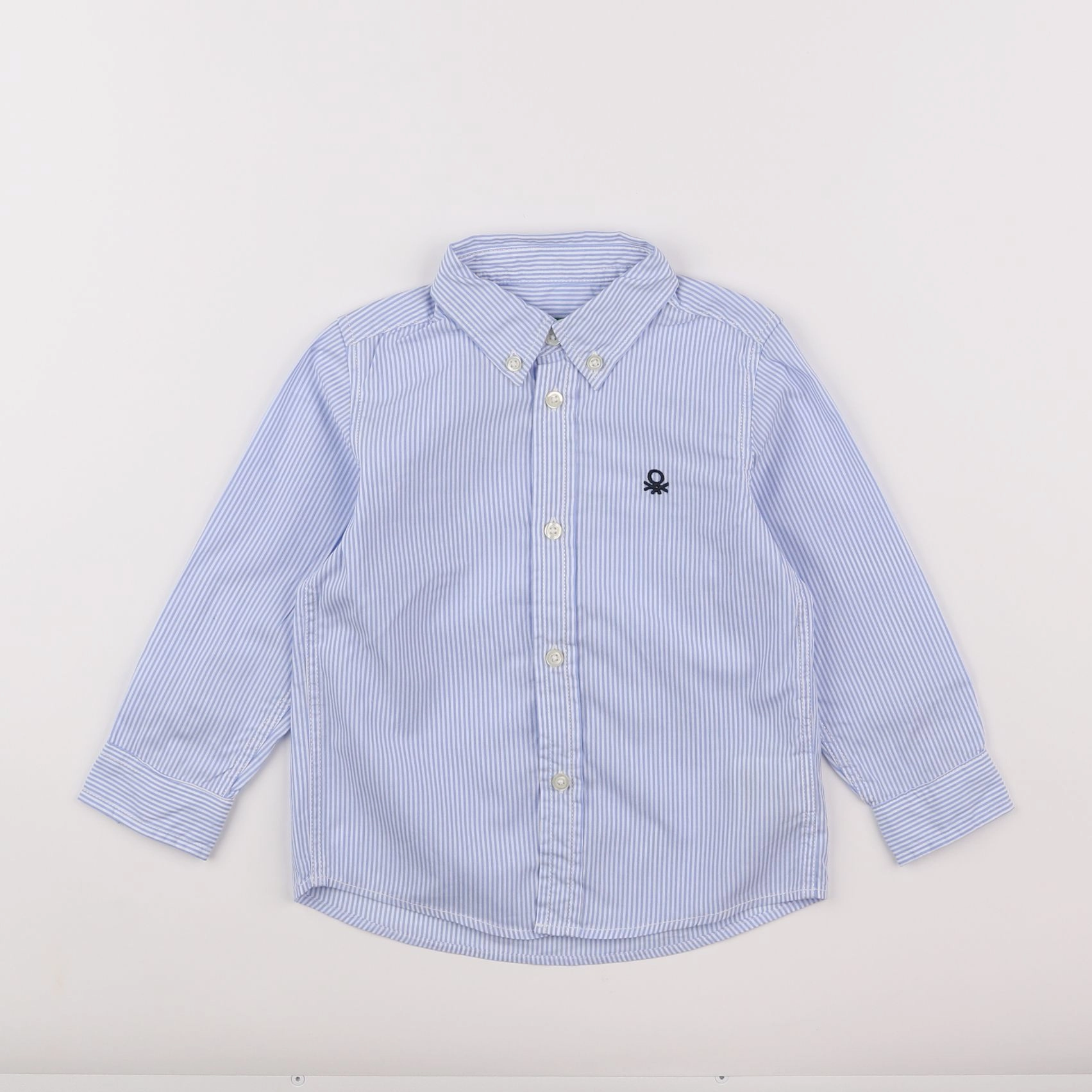 Benetton - chemise bleu - 2 ans