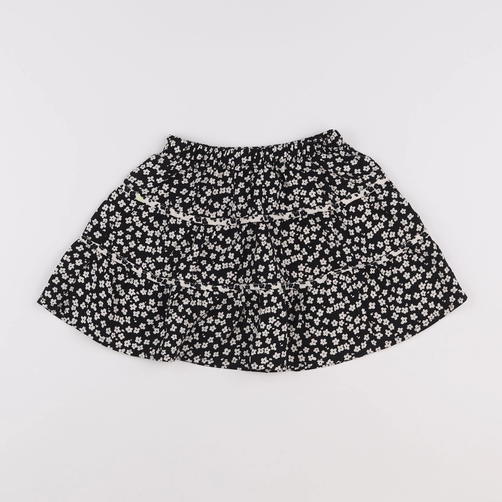 Zara - jupe noir, blanc - 4/5 ans