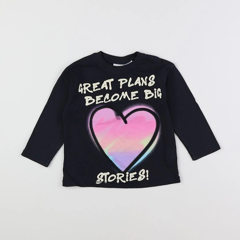 Zara - tee-shirt noir - 18 mois à 2 ans