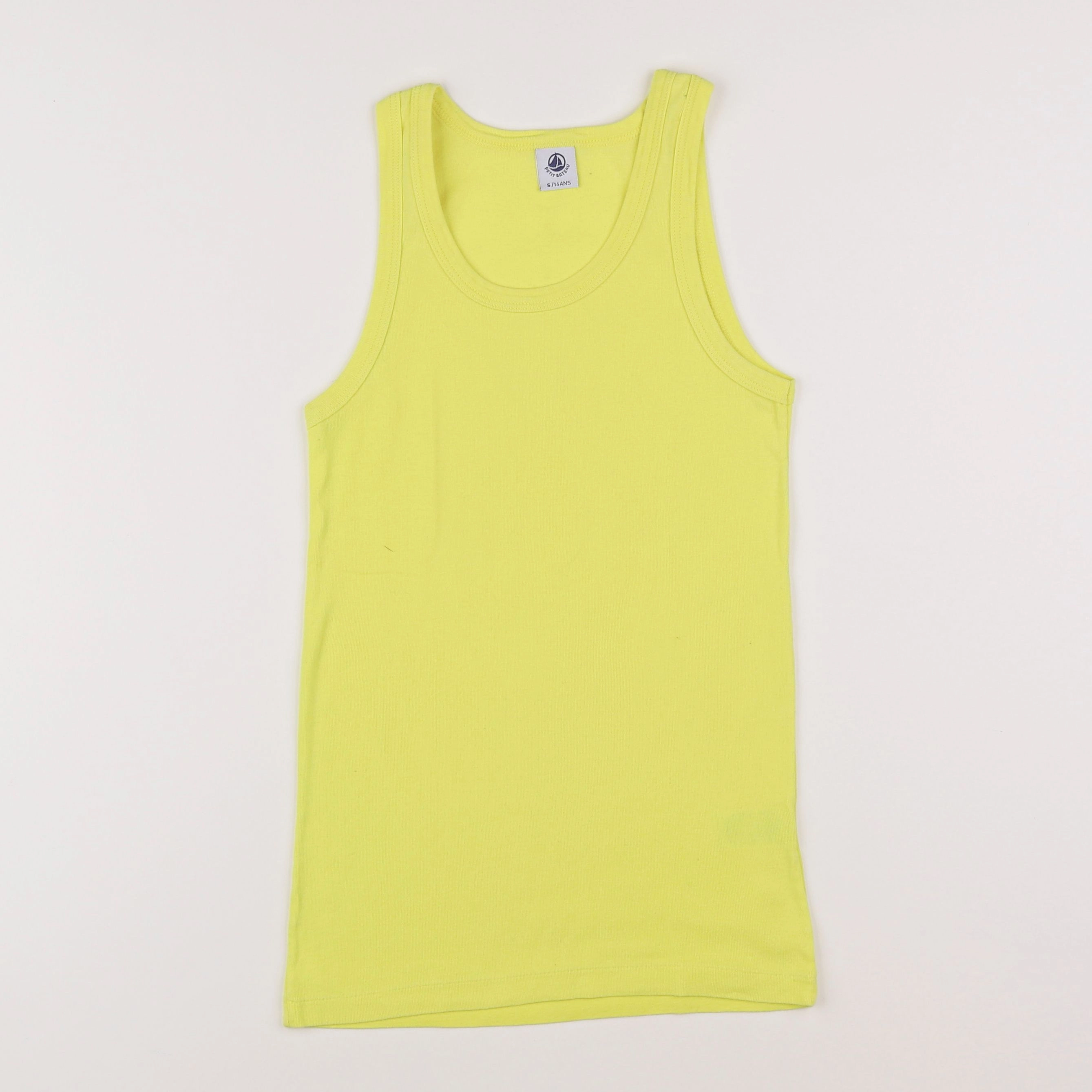 Petit Bateau - maillot de corps jaune - 14 ans