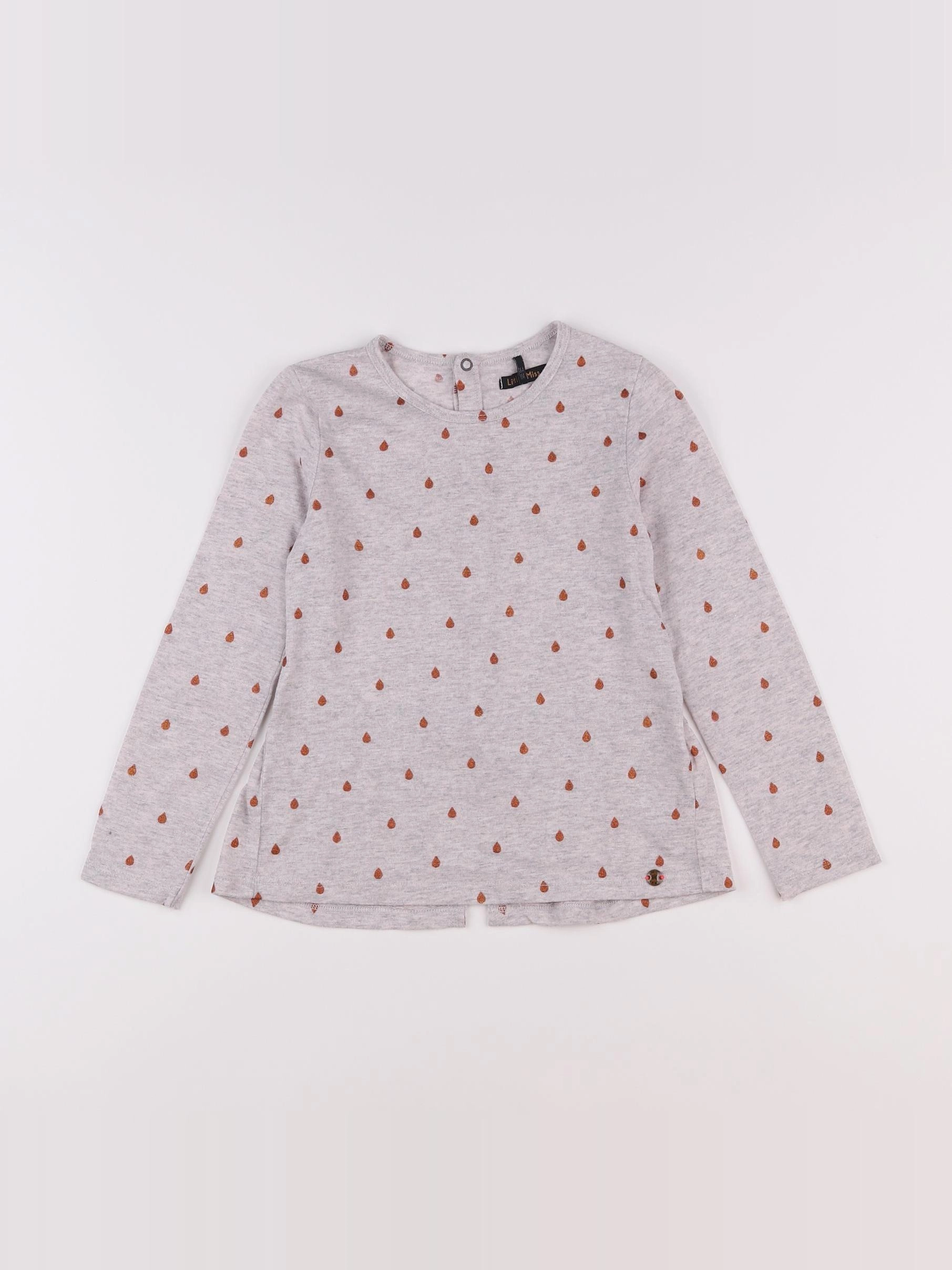 IKKS - tee-shirt gris - 6 ans