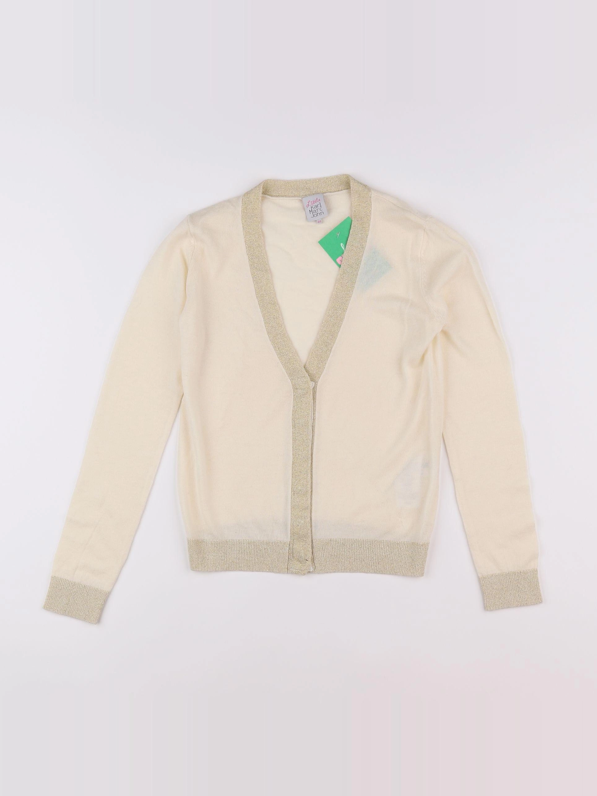 Little Karl Marc John - gilet beige - 10 ans